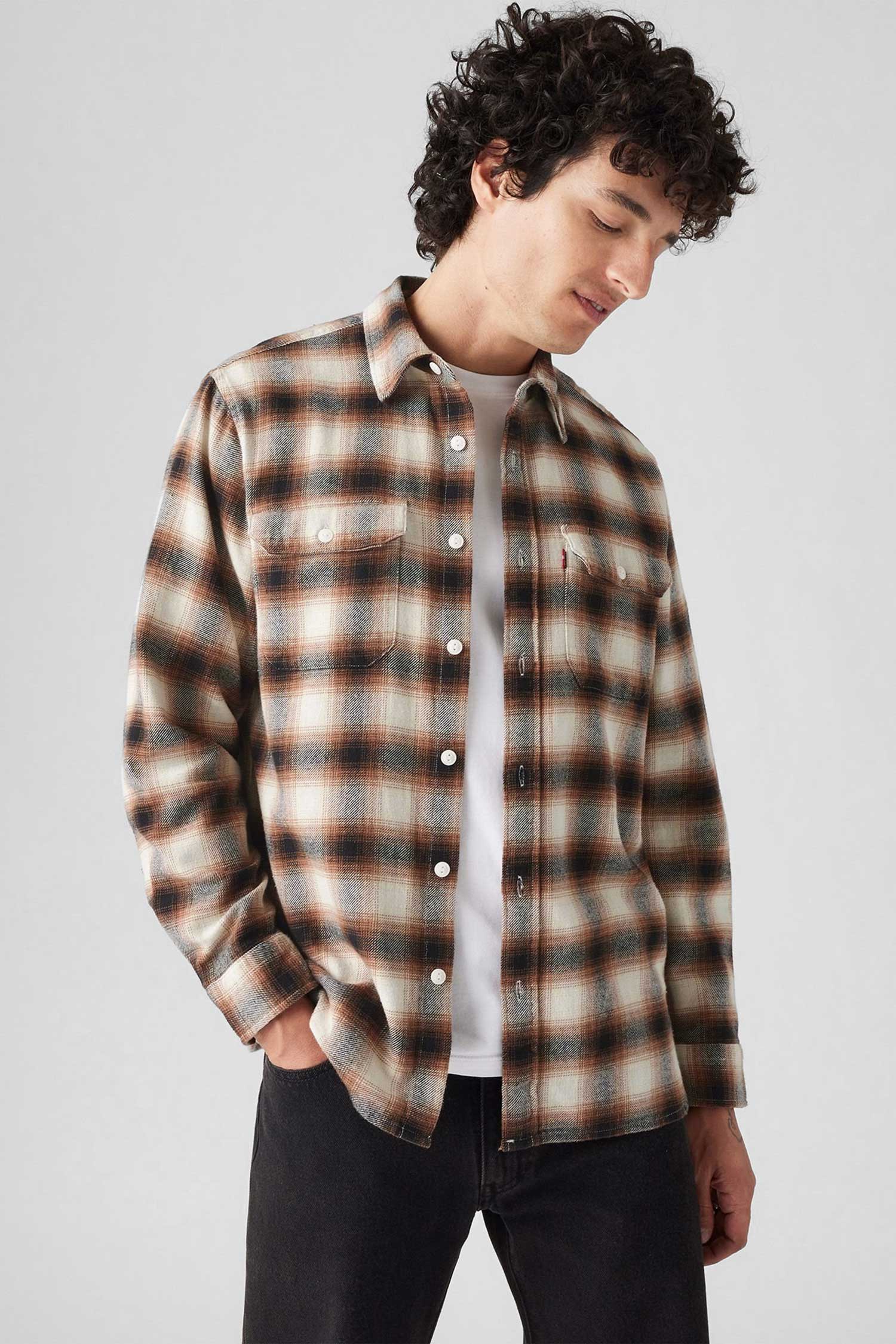 Мужская рубашка в клетку 4