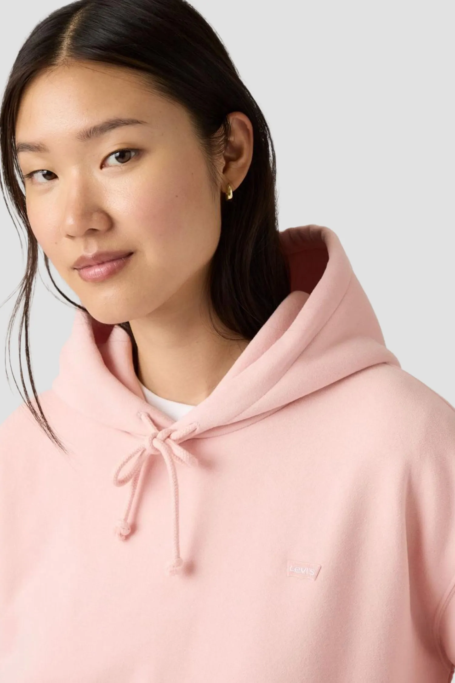 Женское розовое худи 4