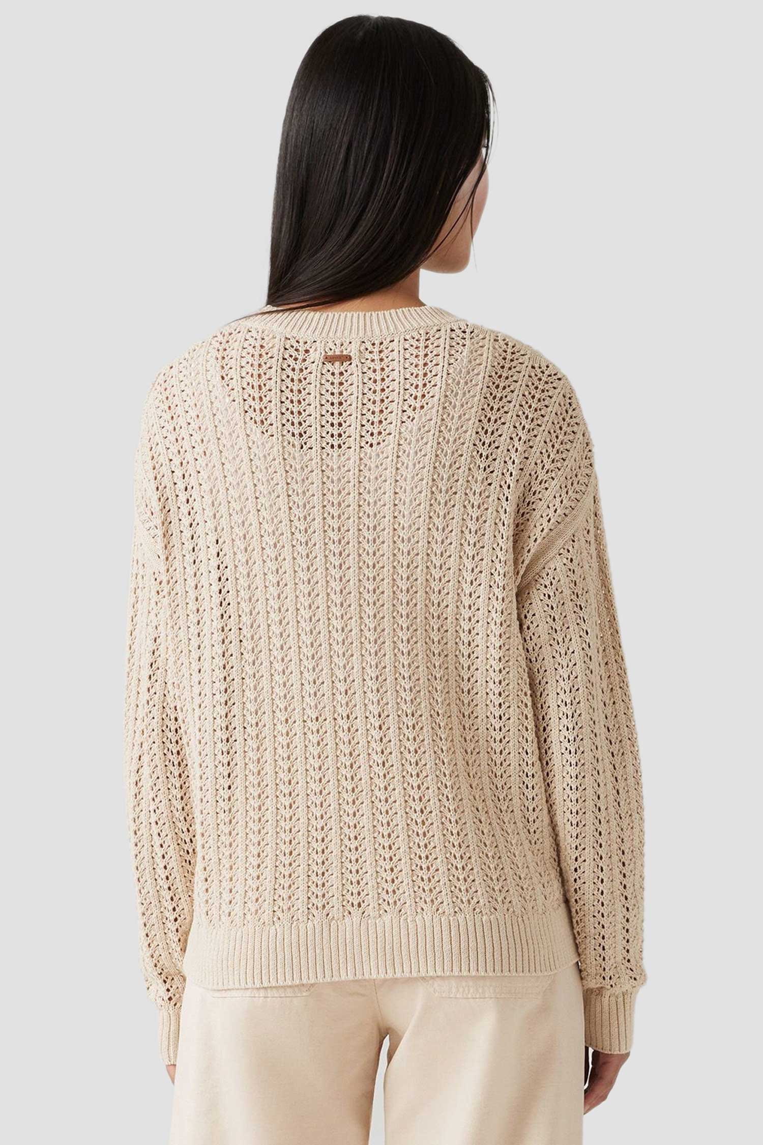 Женский бежевый джемпер 3