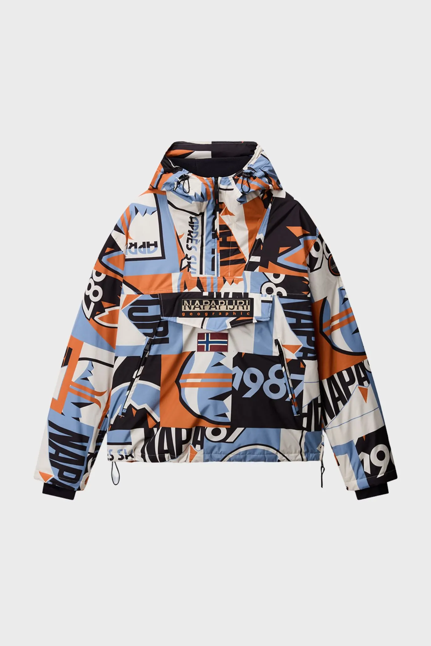 Мужской разноцветный анорак 9