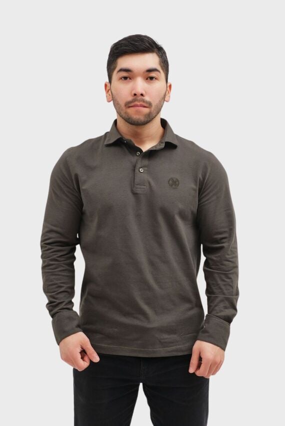 Мужское темно-зеленое поло Argymaq