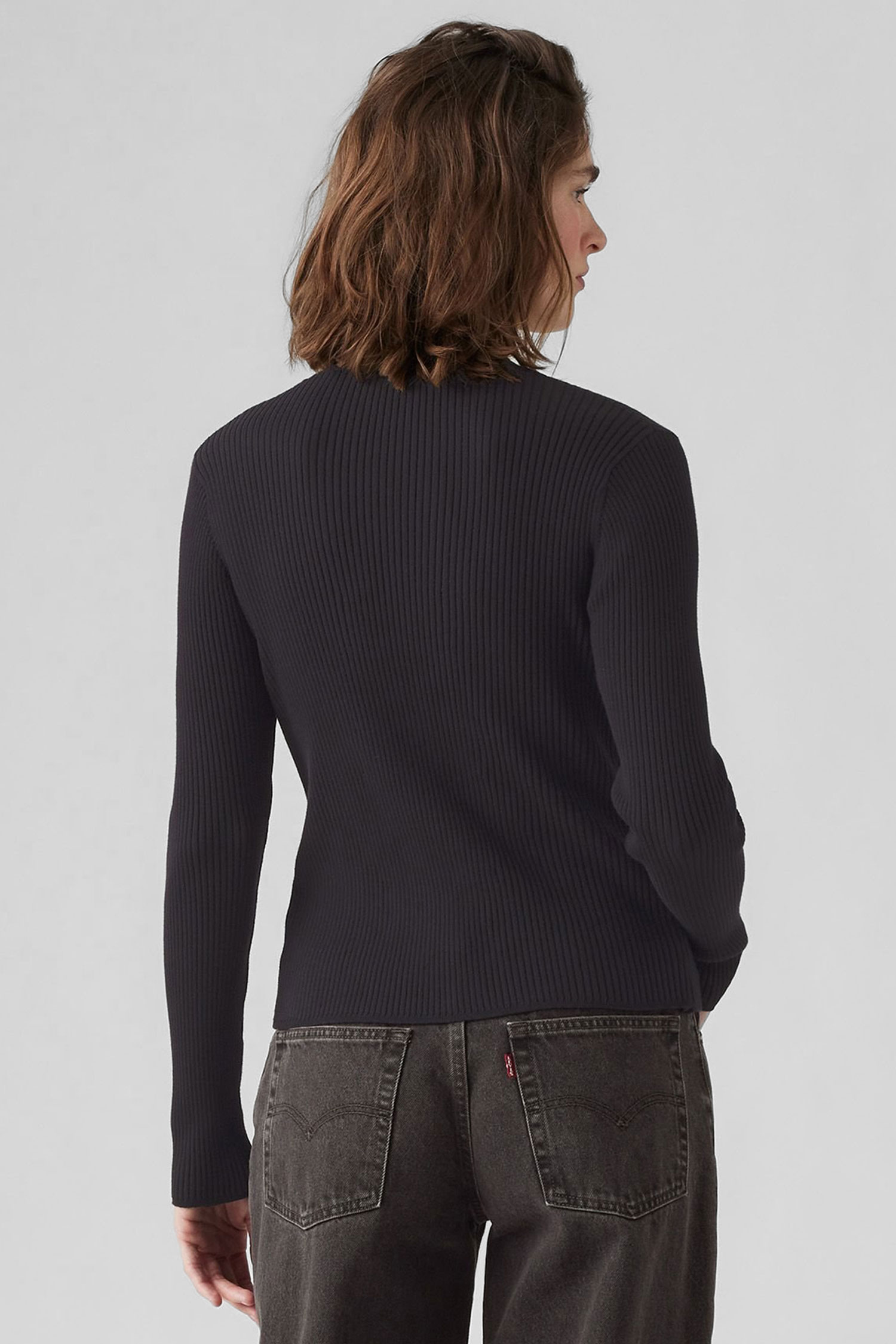 Женский черный кардиган 3