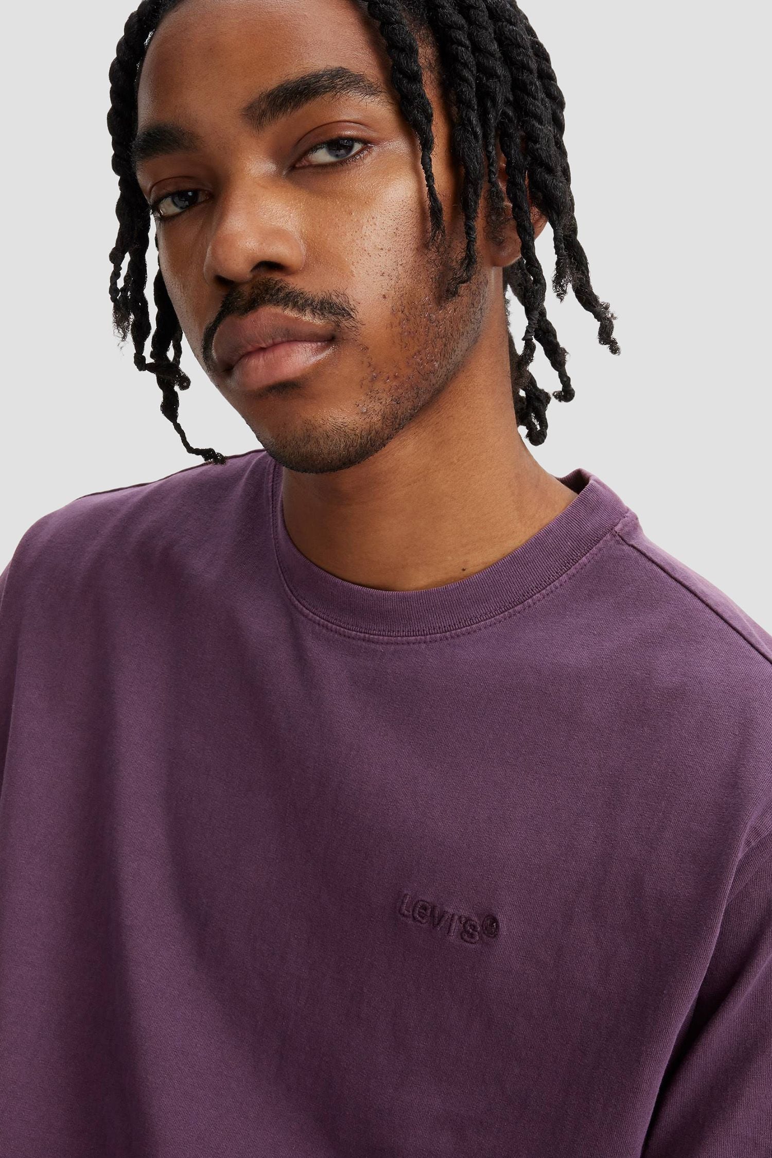 Мужская фиолетовая футболка 5