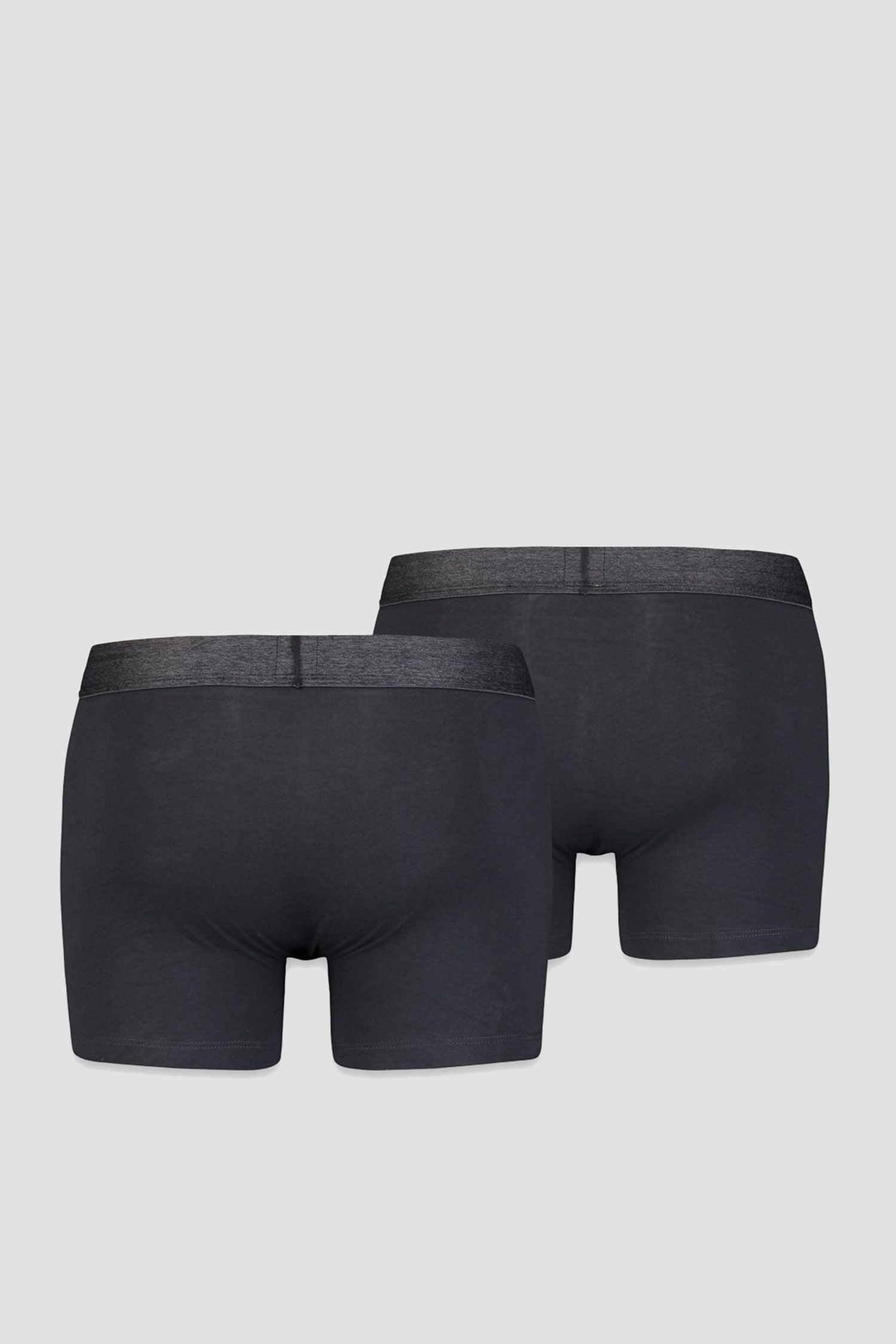 Мужские черные боксеры (2 шт) 2