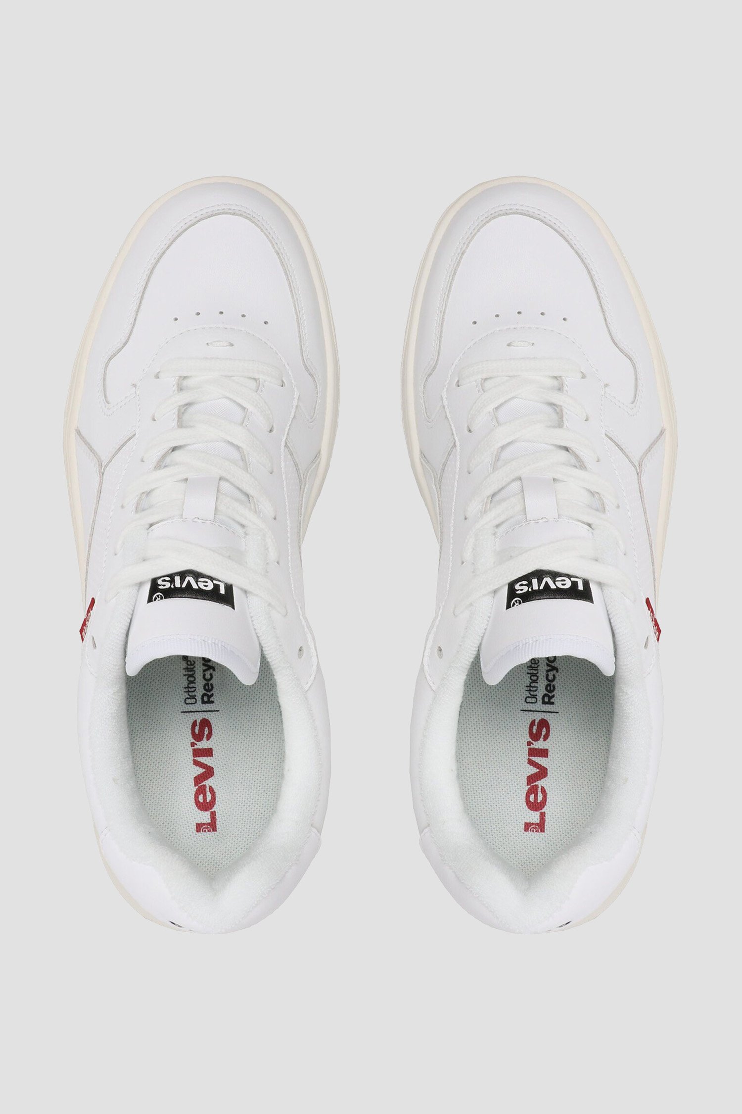 Мужские белые кожаные сникерсы 5