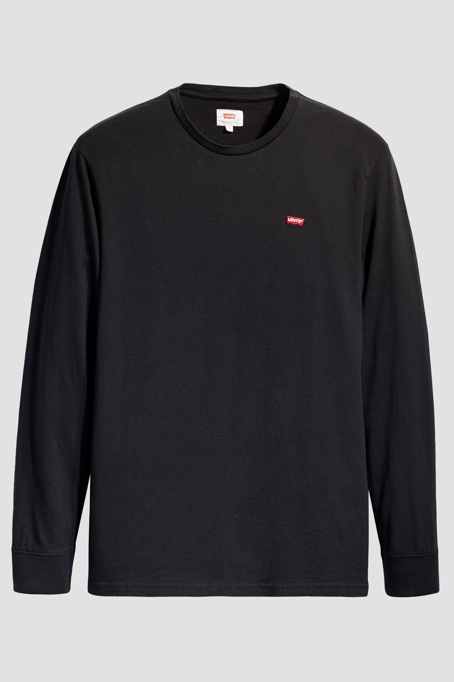 Мужской черный лонгслив 2