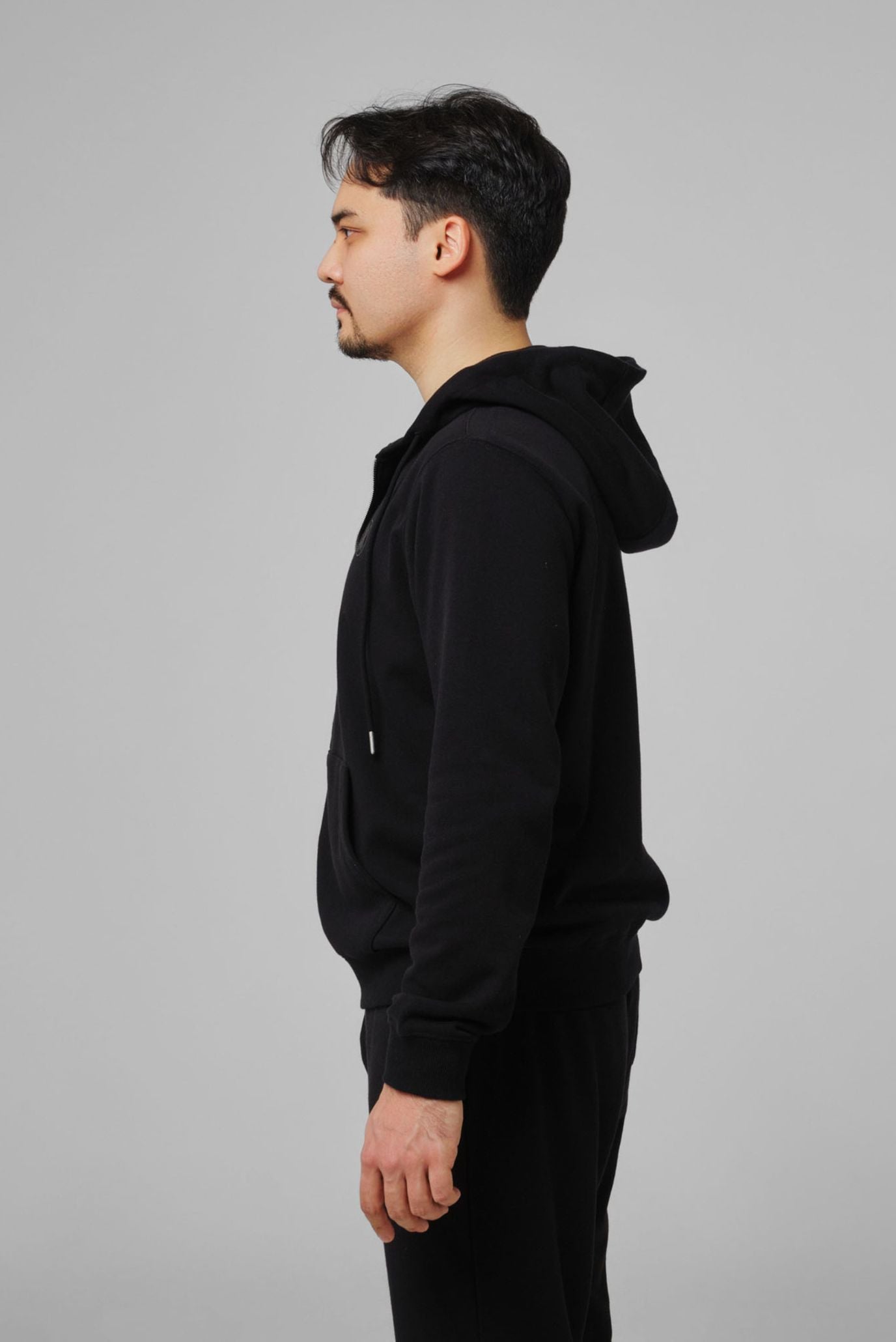 Черная кофта на замке ARGYMAQ (Унисекс) 3