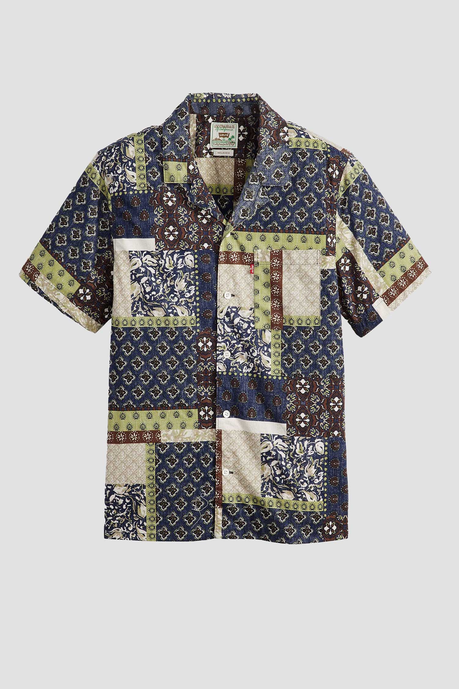 Мужская рубашка с узором 2