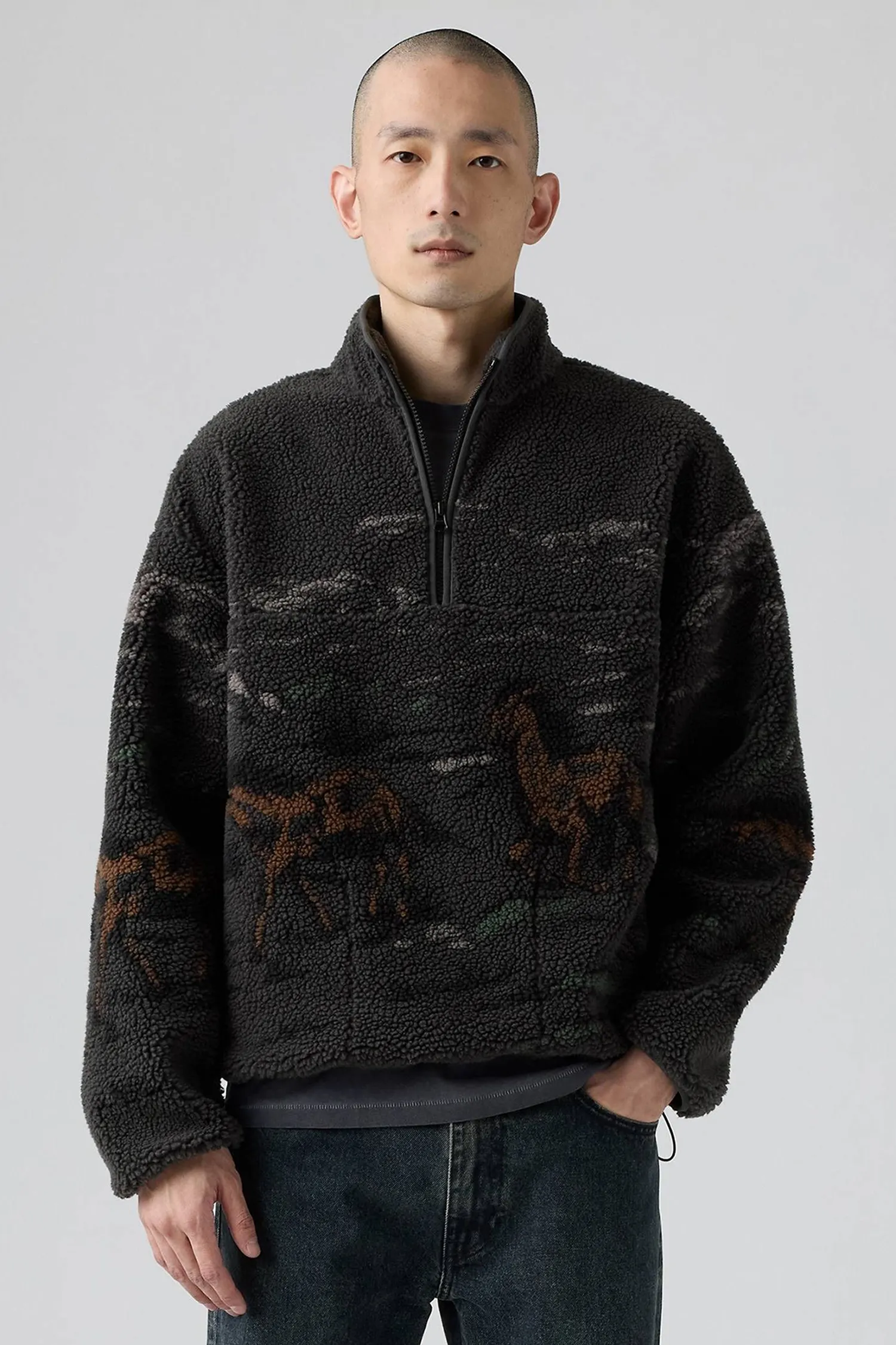 Мужская черная кофта 1