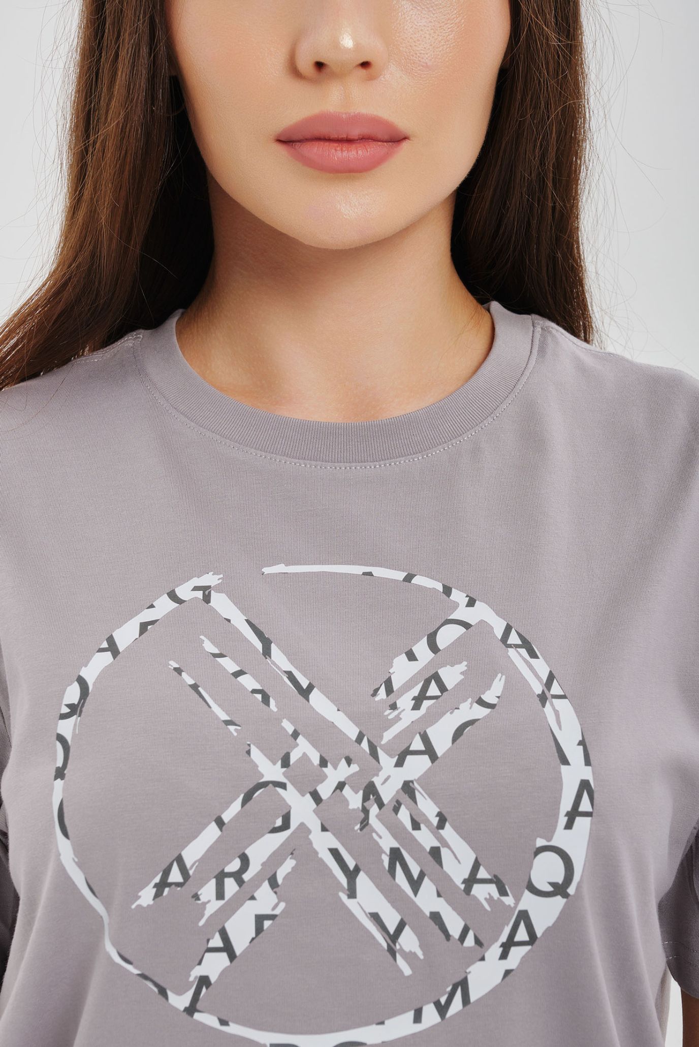 Серая футболка SHANYRAQ (Унисекс) 8