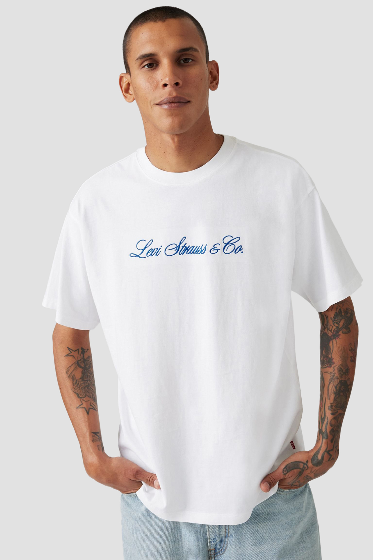 Мужская белая футболка 4