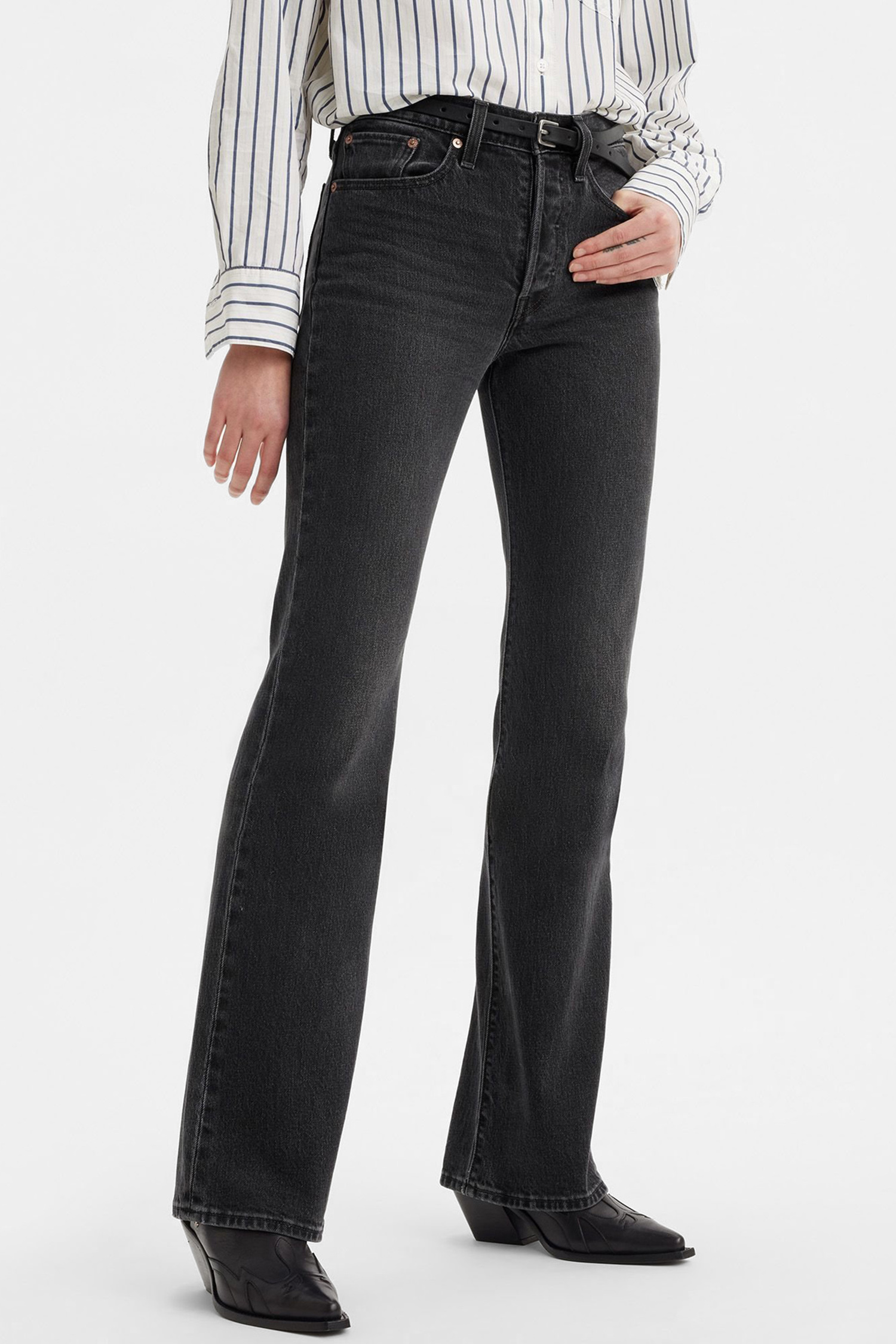 Женские черные джинсы Wedgie Bootcut 5