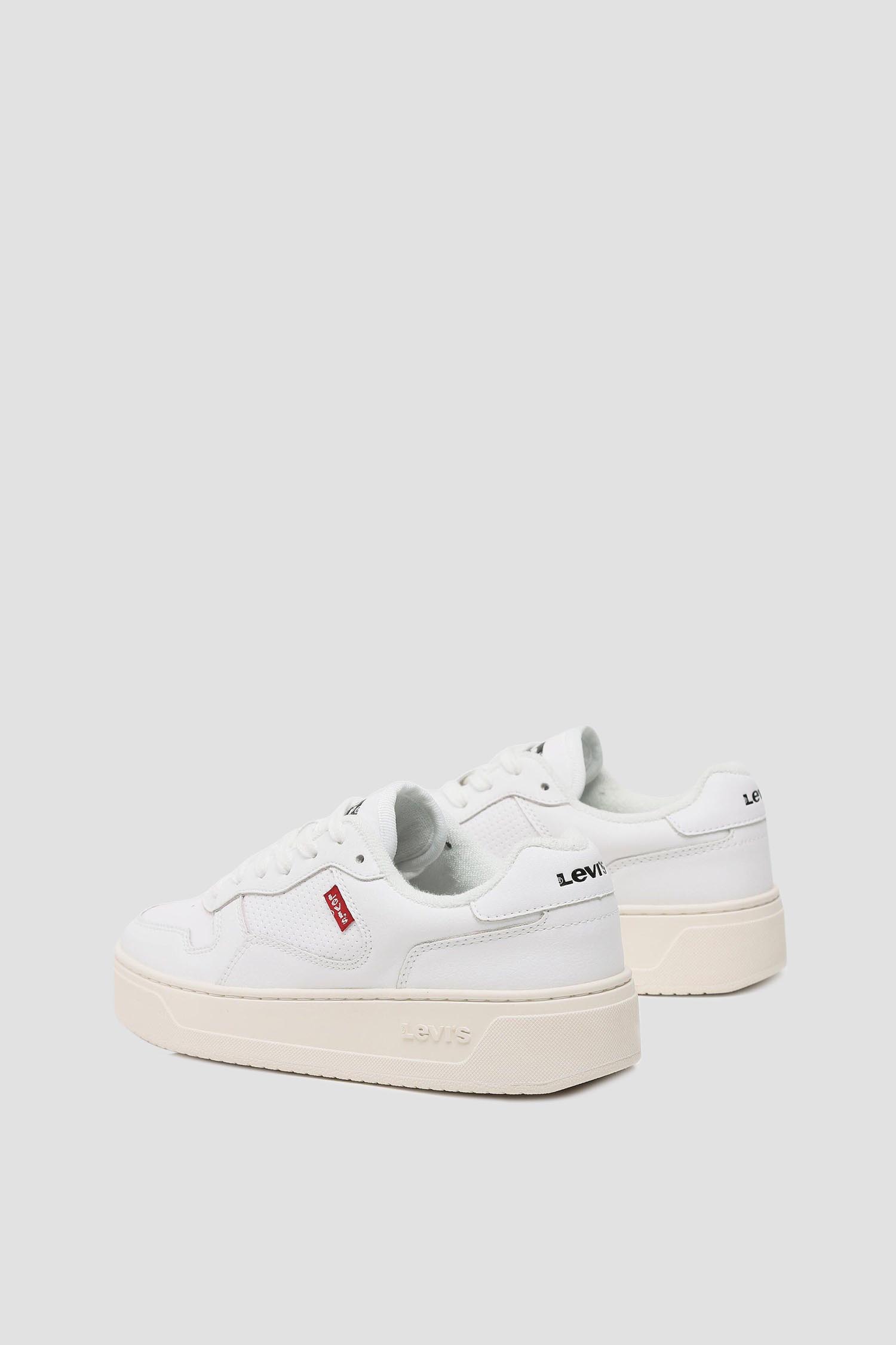 Женские белые кожаные кроссовки 3