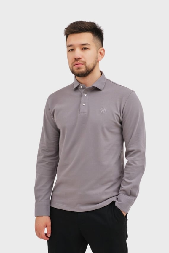 Мужское серое поло Argymaq