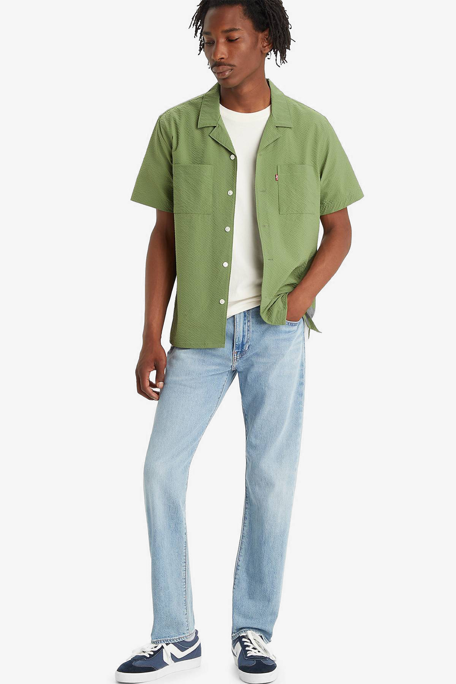 Мужские голубые джинсы 502® Taper 7