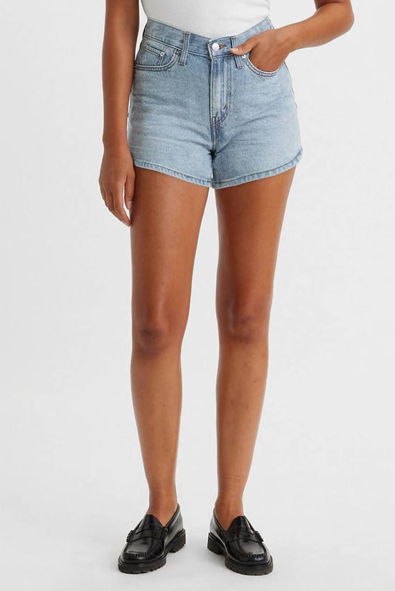 Женские голубые джинсовые шорты '80s Mom Levi's