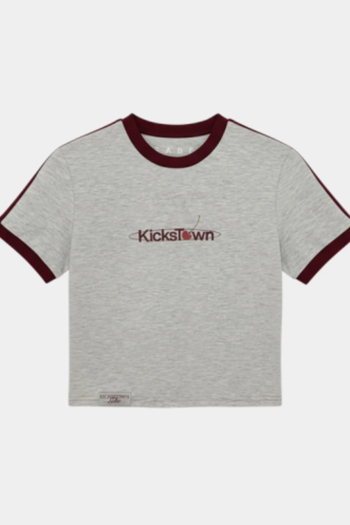 Футболка Sabe Cherry Logo T-Shirt Slim Heather Grey 5