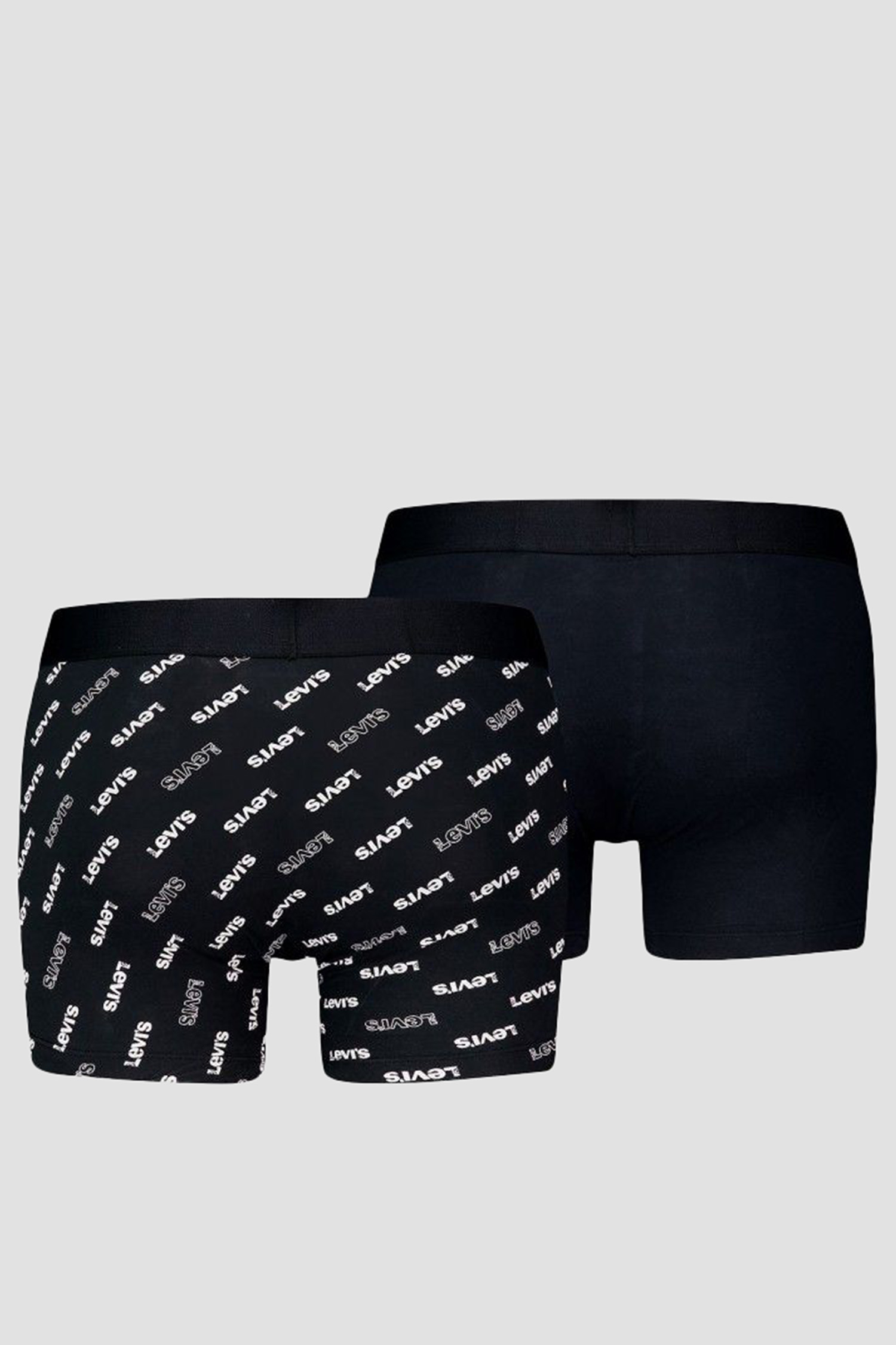 Мужские черные боксеры (2 шт) 2