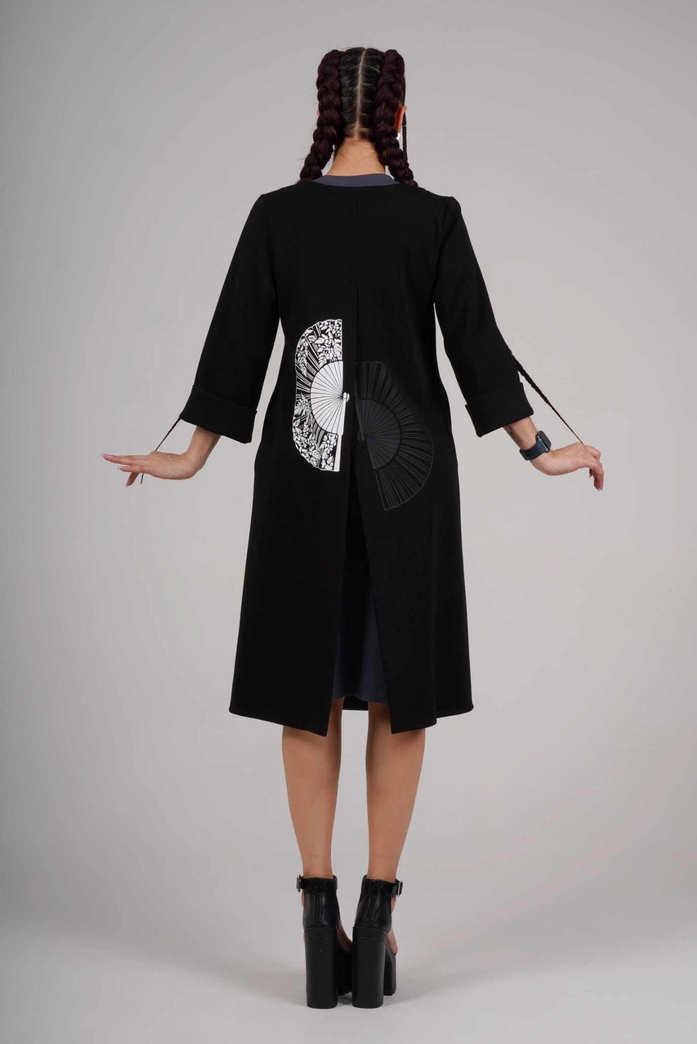 Пиджак с высокой шлицей LUX BLACK ONYX 5