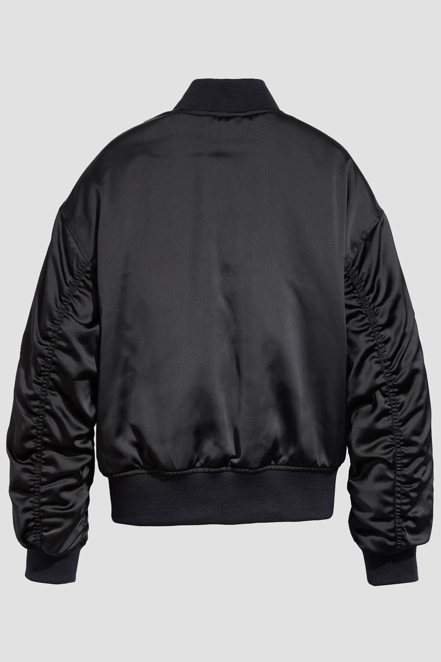 Женский черный бомбер 4