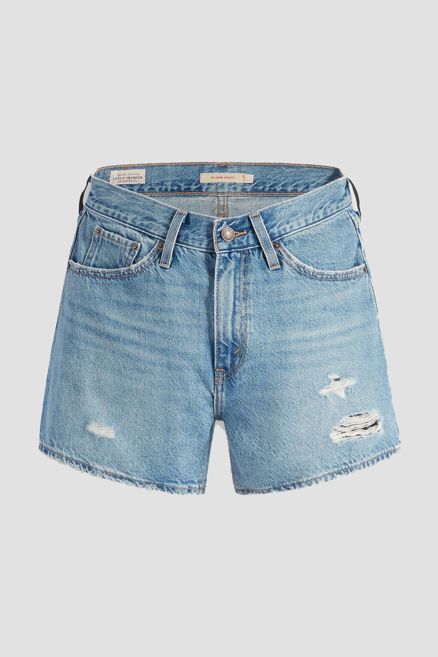 Женские голубые джинсовые шорты 80's Mom 2