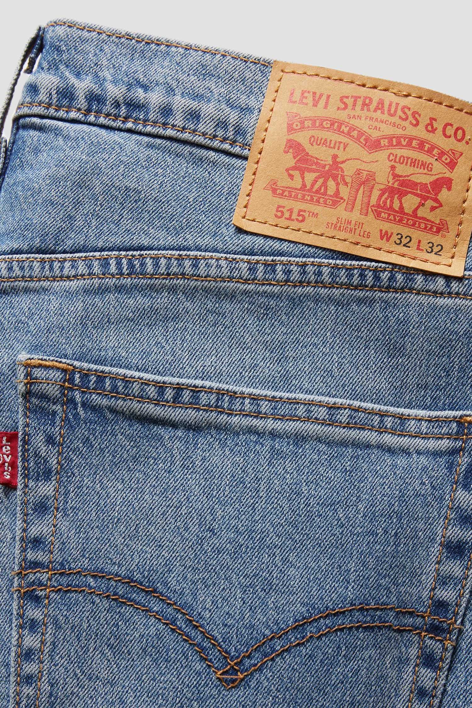 Мужские голубые джинсы 515® Slim Taper 5