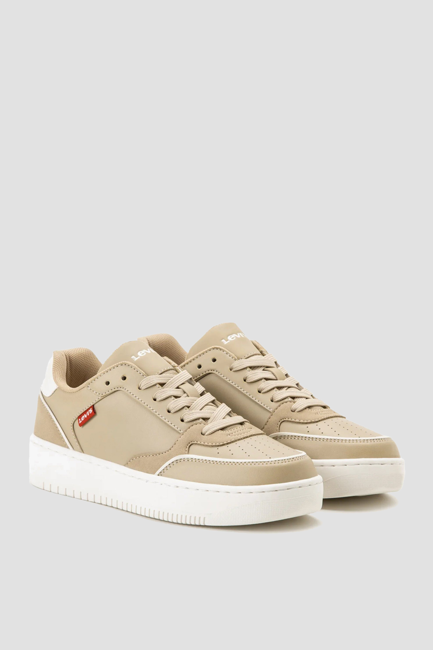 Женские бежевые сникерсы 2