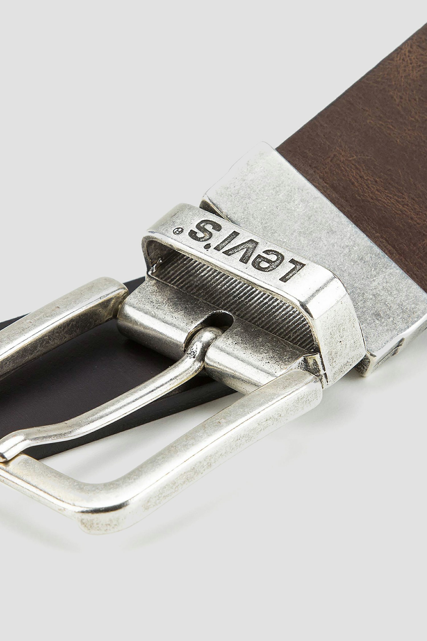 Мужской двусторонний кожаный ремень 3