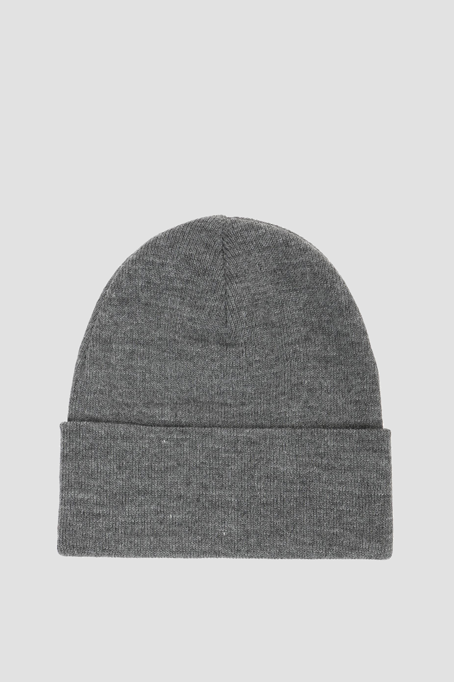 Темно-серая шапка с логотипом 2