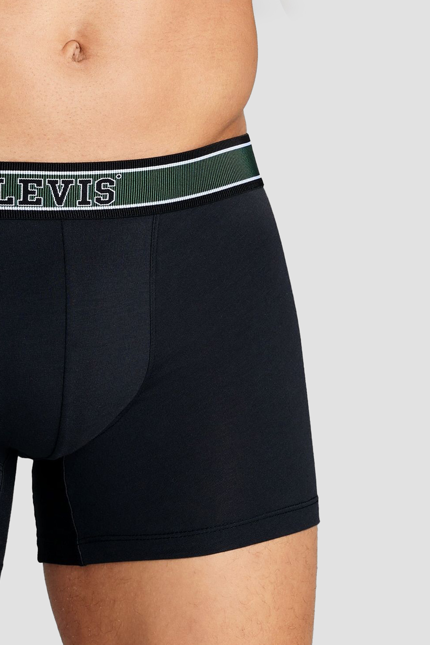 Мужские черные боксеры (2 шт) 5