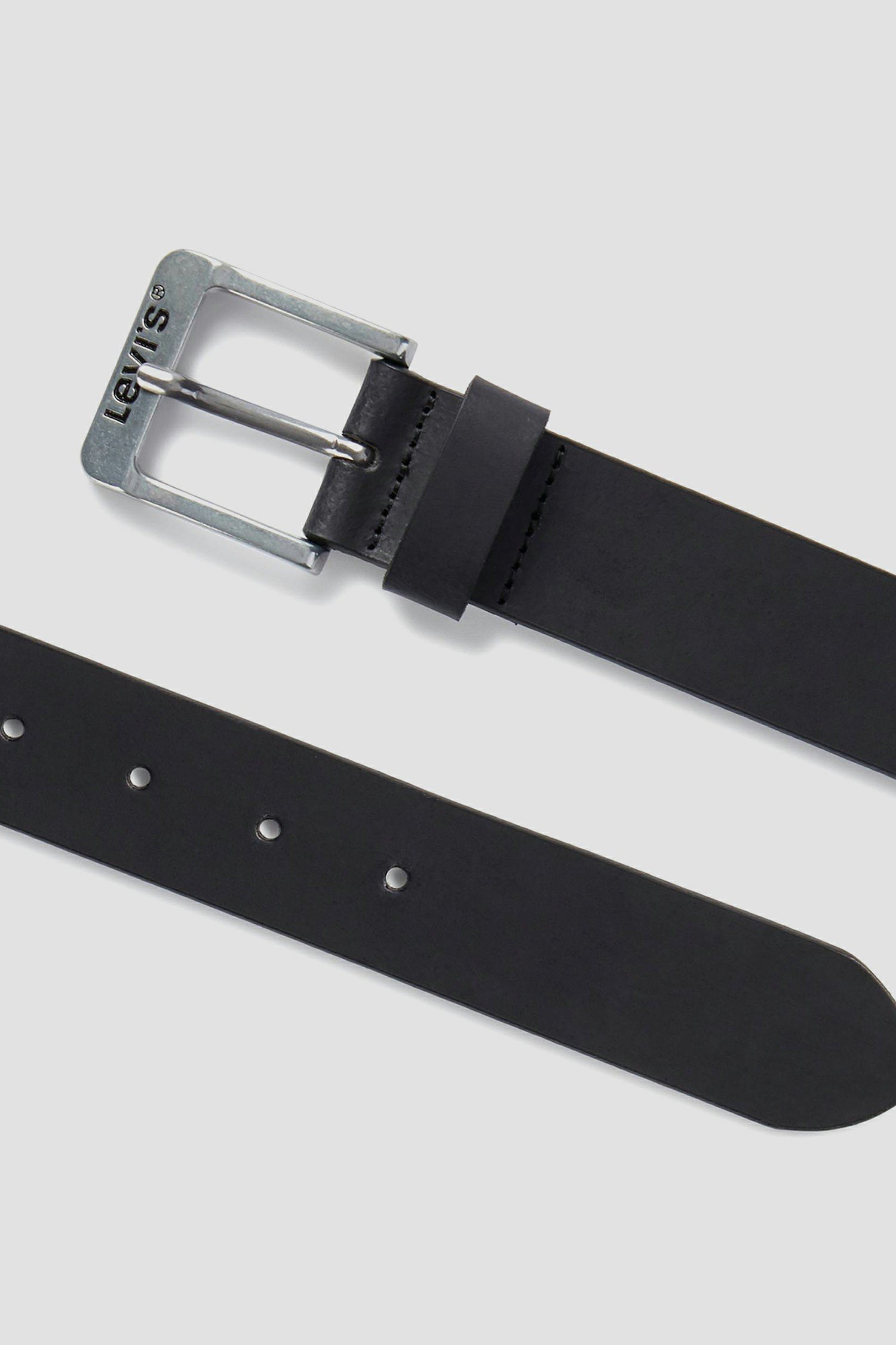 Черный кожаный ремень 2