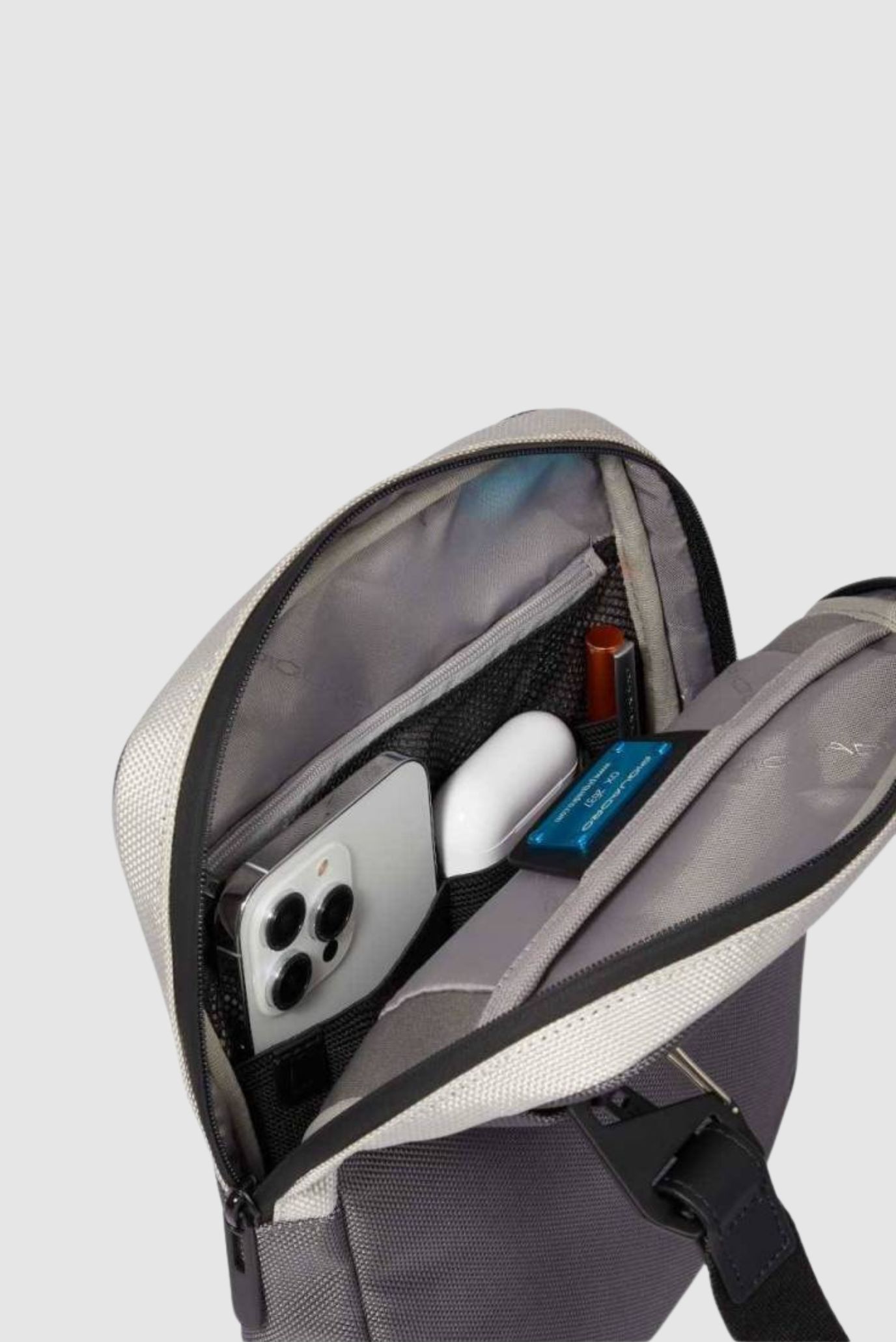 Сумка кросс-боди Piquadro Brief Special/Grigio-nero 7