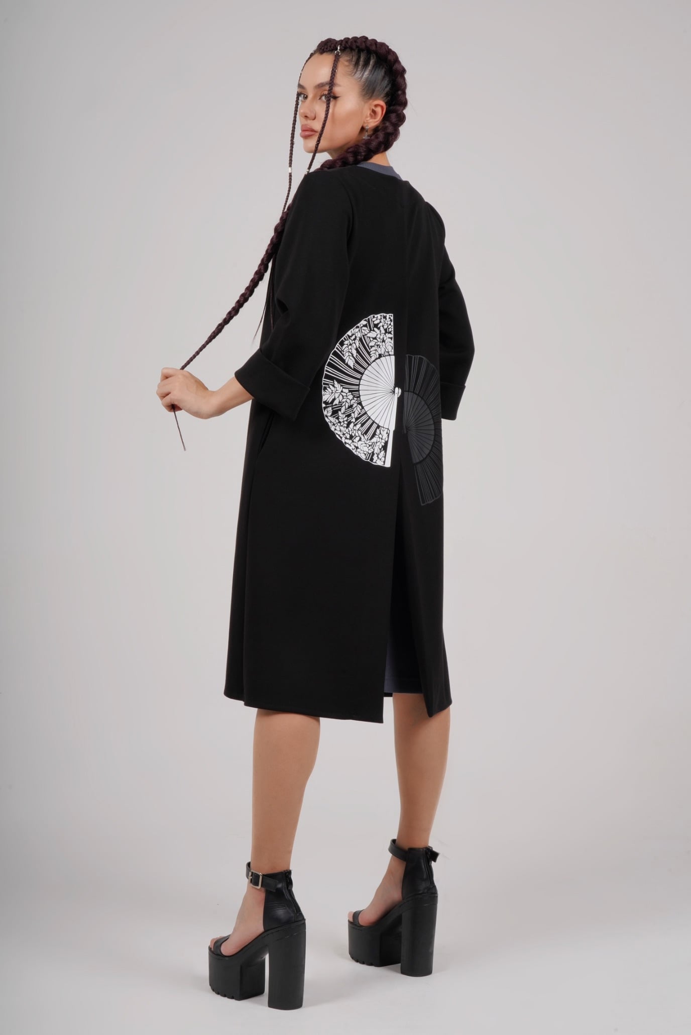 Пиджак с высокой шлицей LUX BLACK ONYX 4