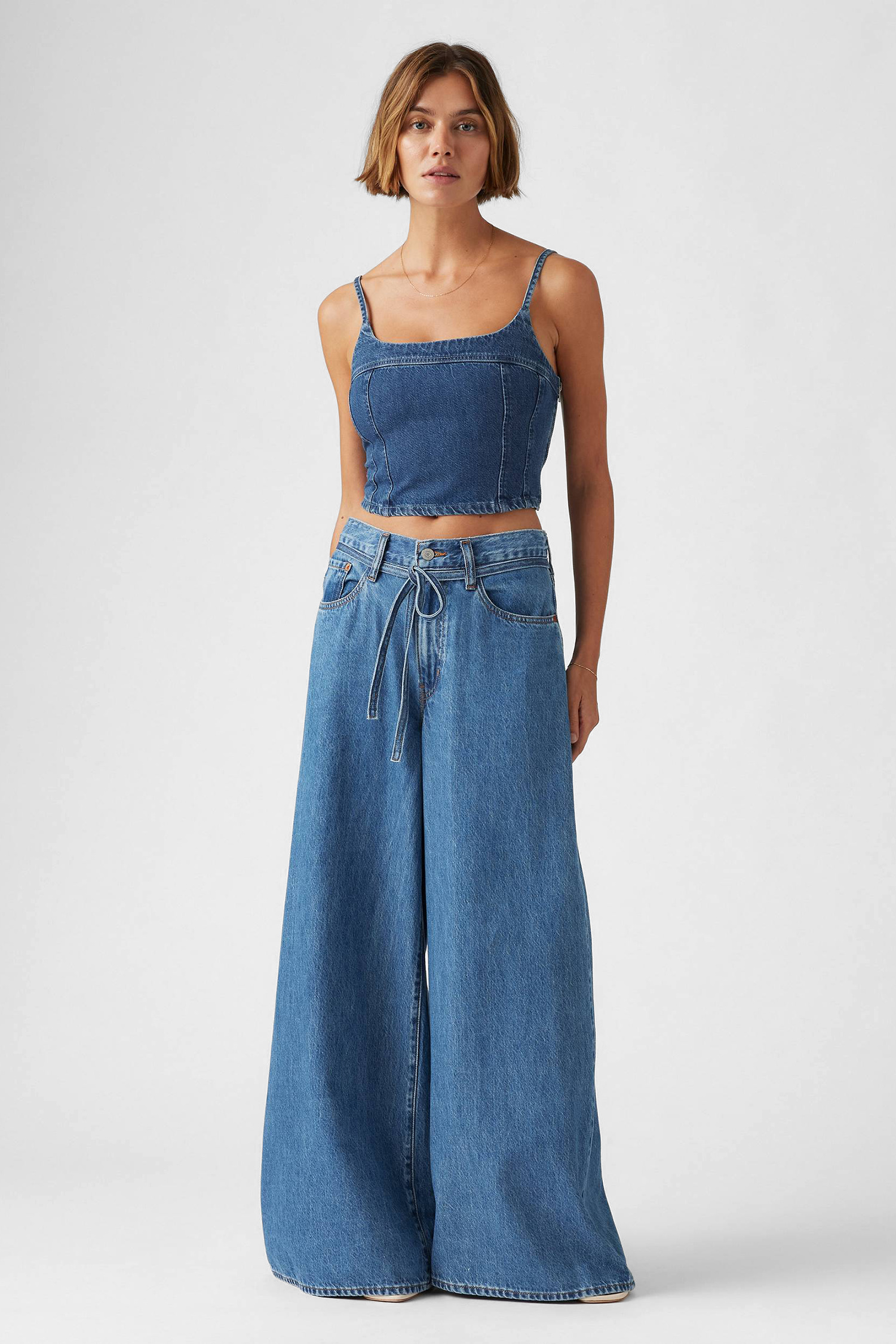 Женские синие джинсы XL Superwide 6