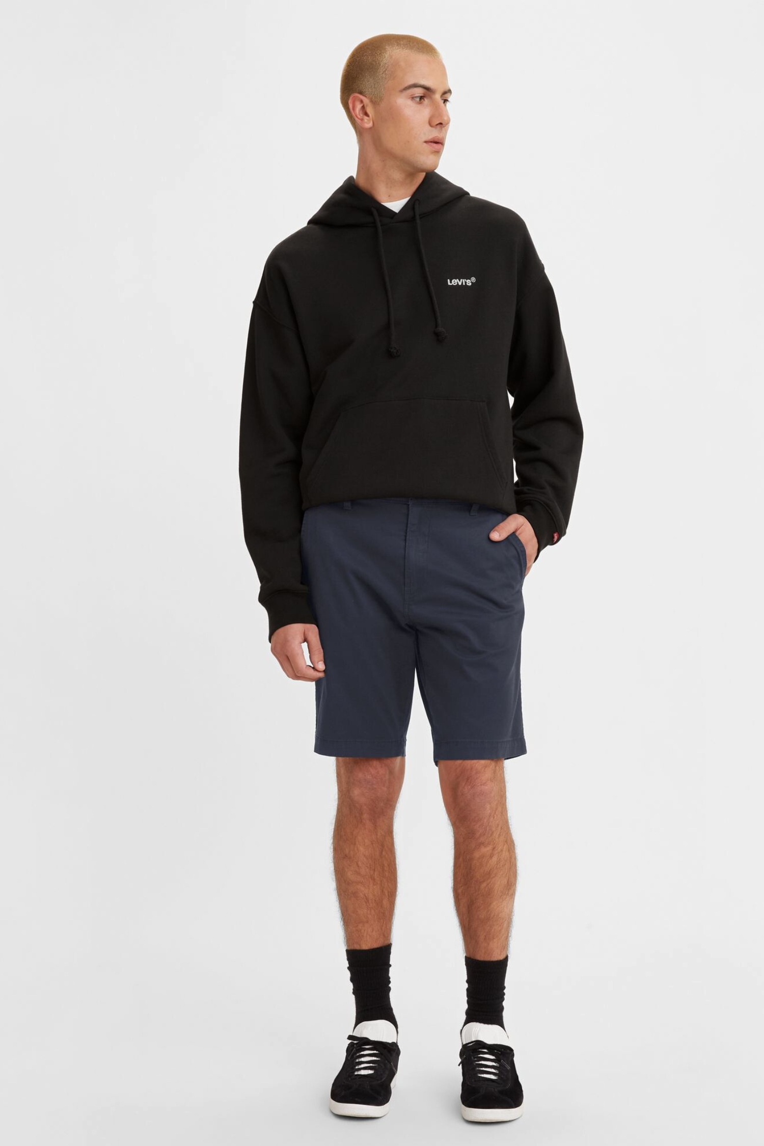 Мужские темно-синие шорти Levi`s XX Chino 6