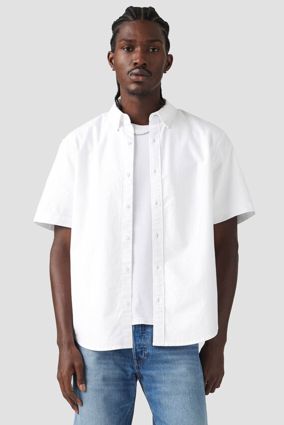 Мужская белая рубашка Levi's