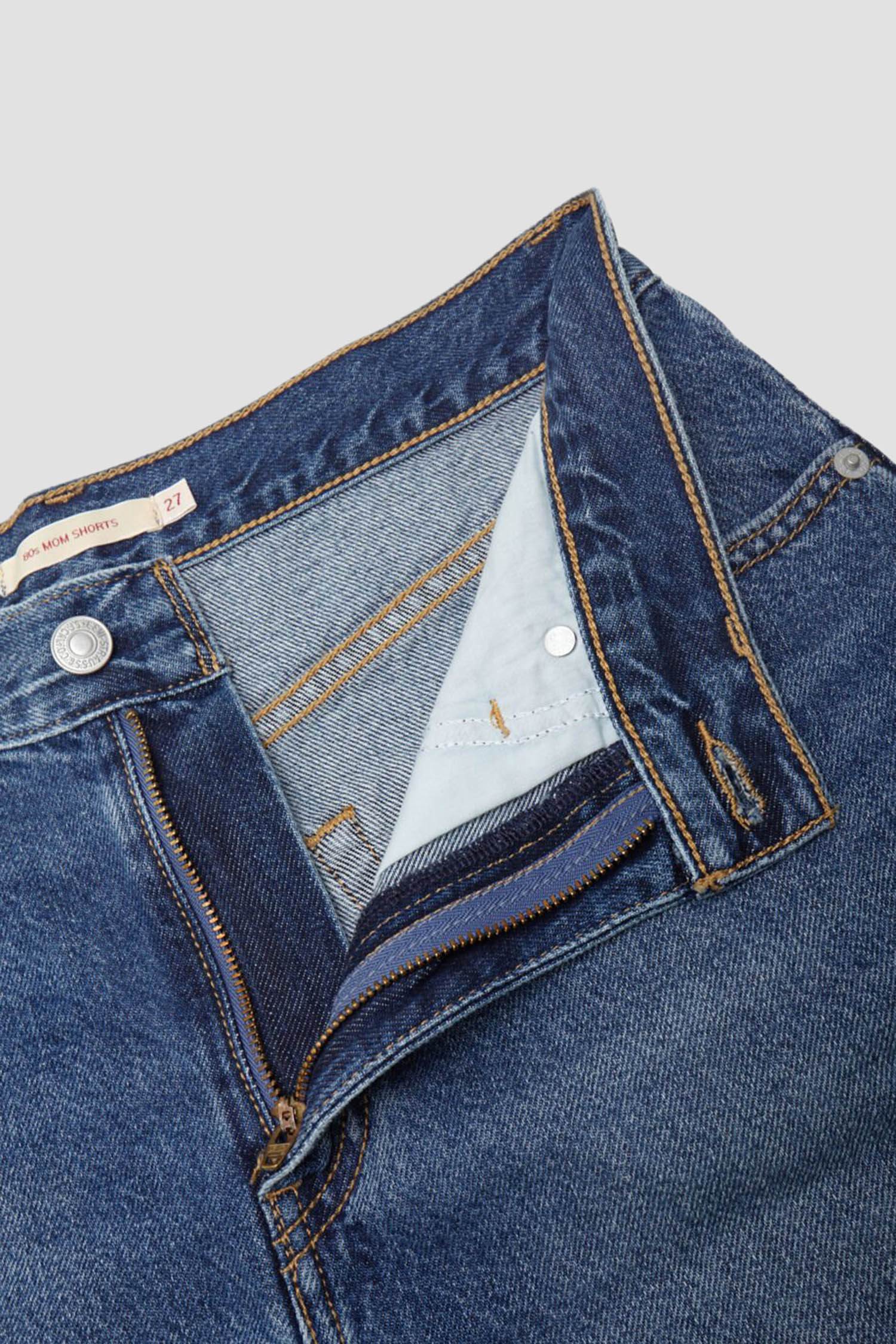 Женские синие джинсовые шорты 80's Mom 6