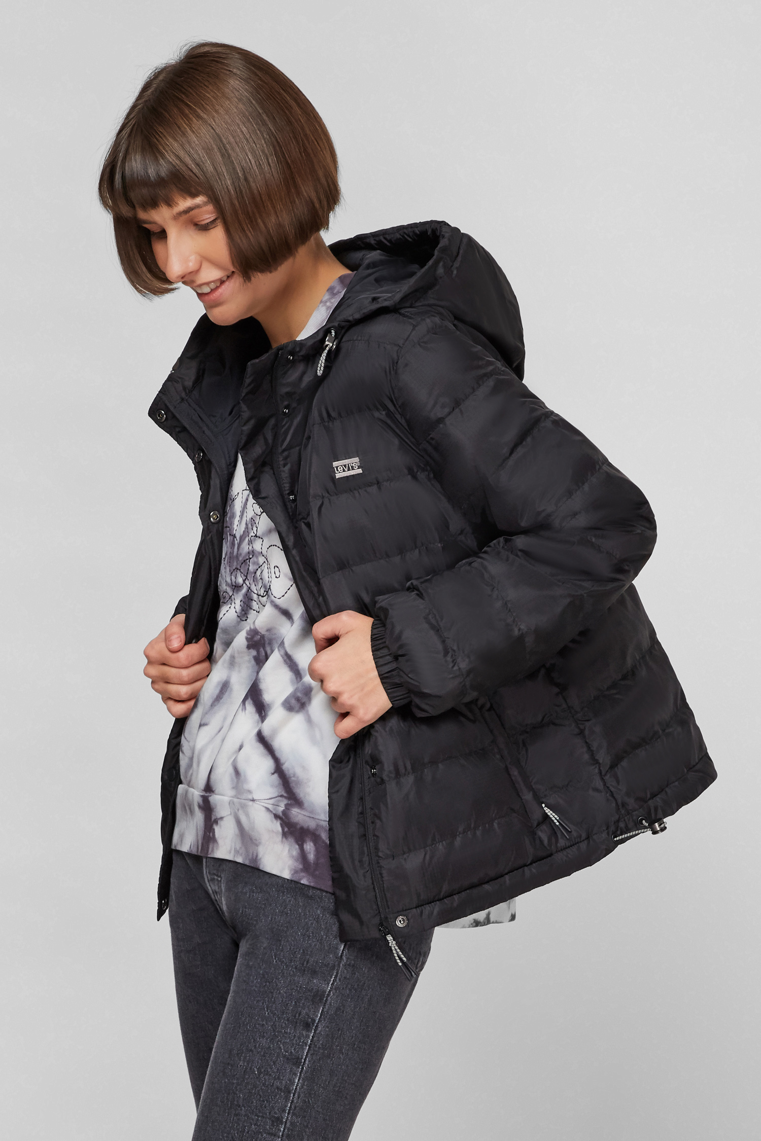 Женская черная куртка 4