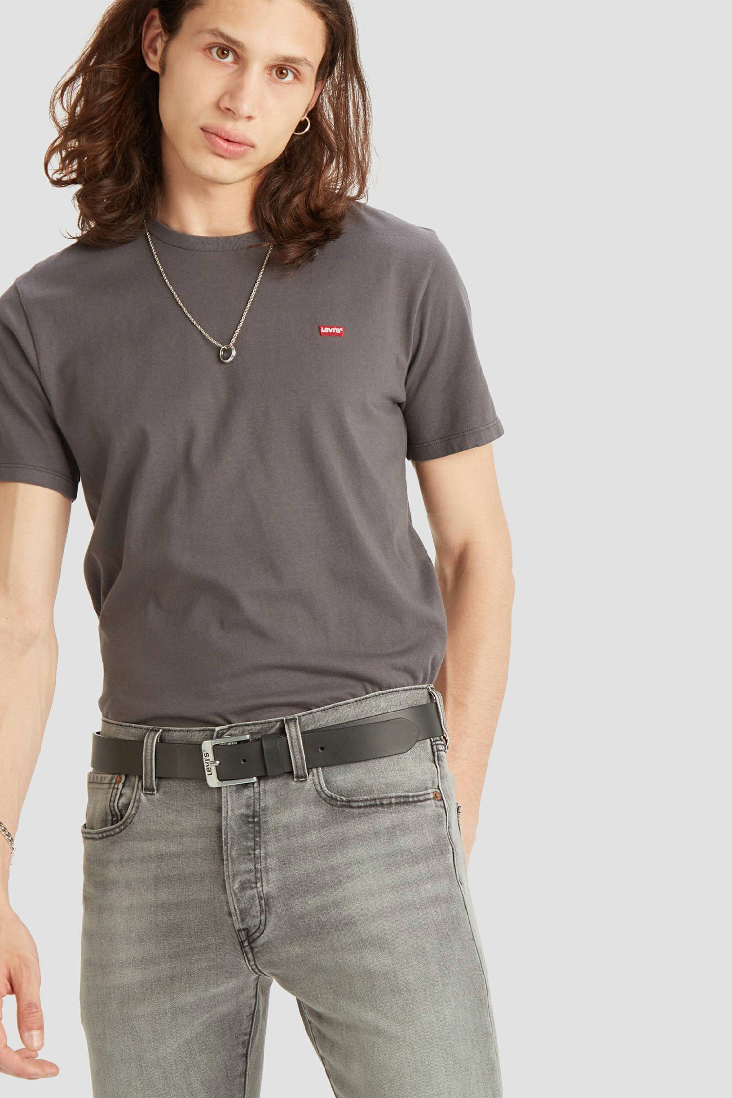 Черный кожаный ремень 4