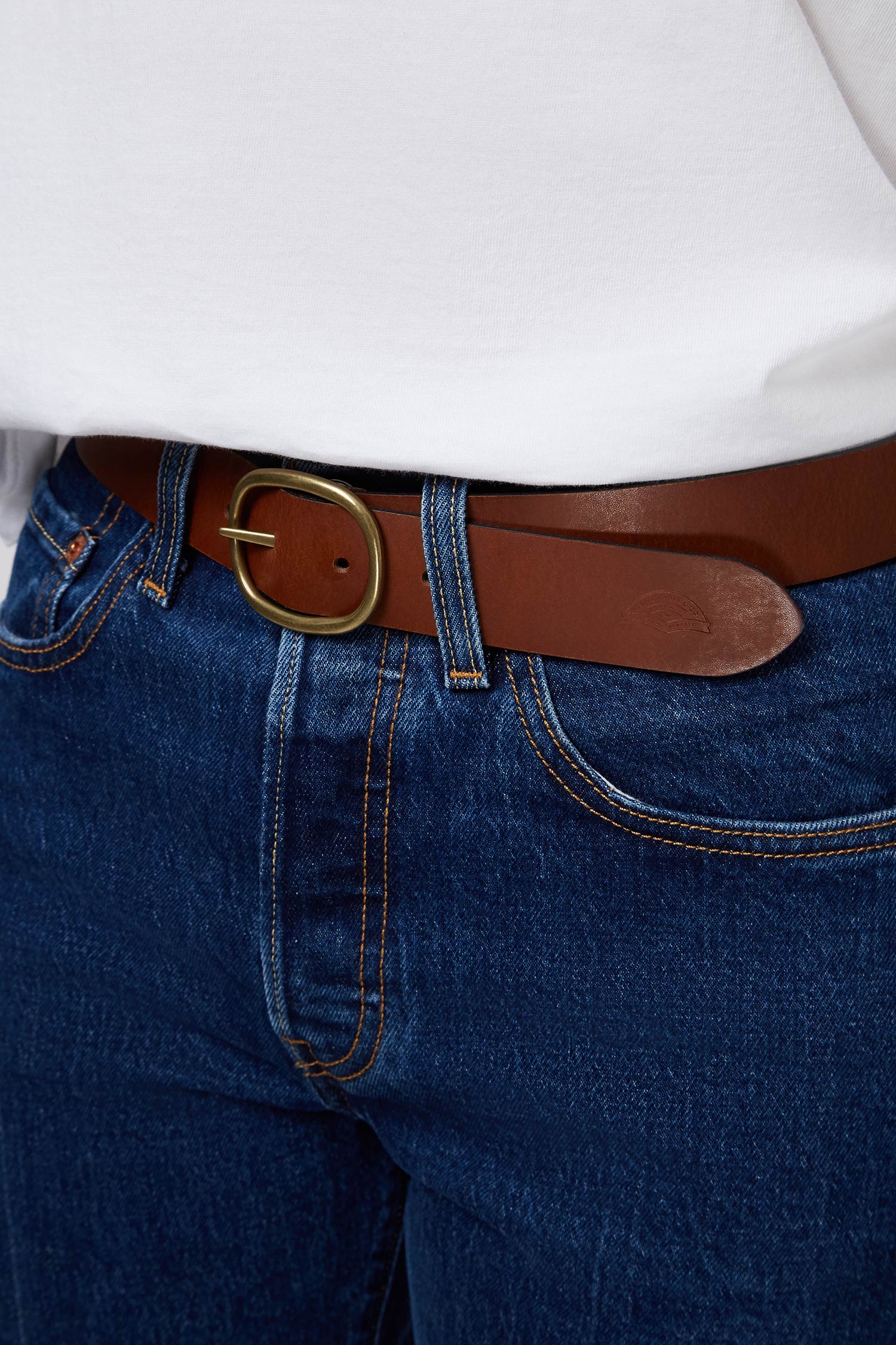 Женский двусторонний кожаный ремень 7