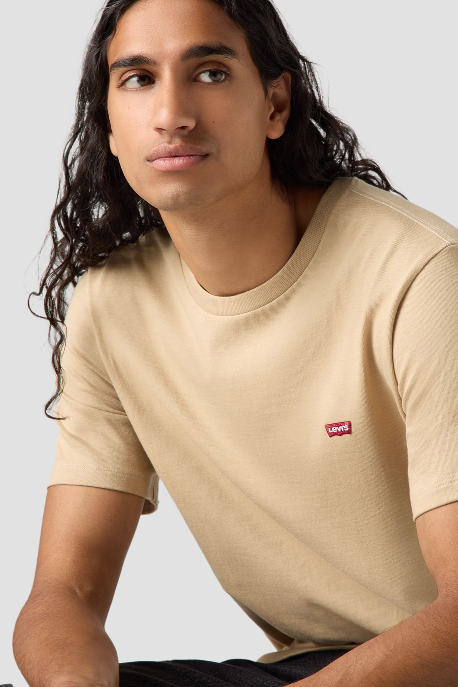 Мужская бежевая футболка Levi's Мужская бежевая футболка 4