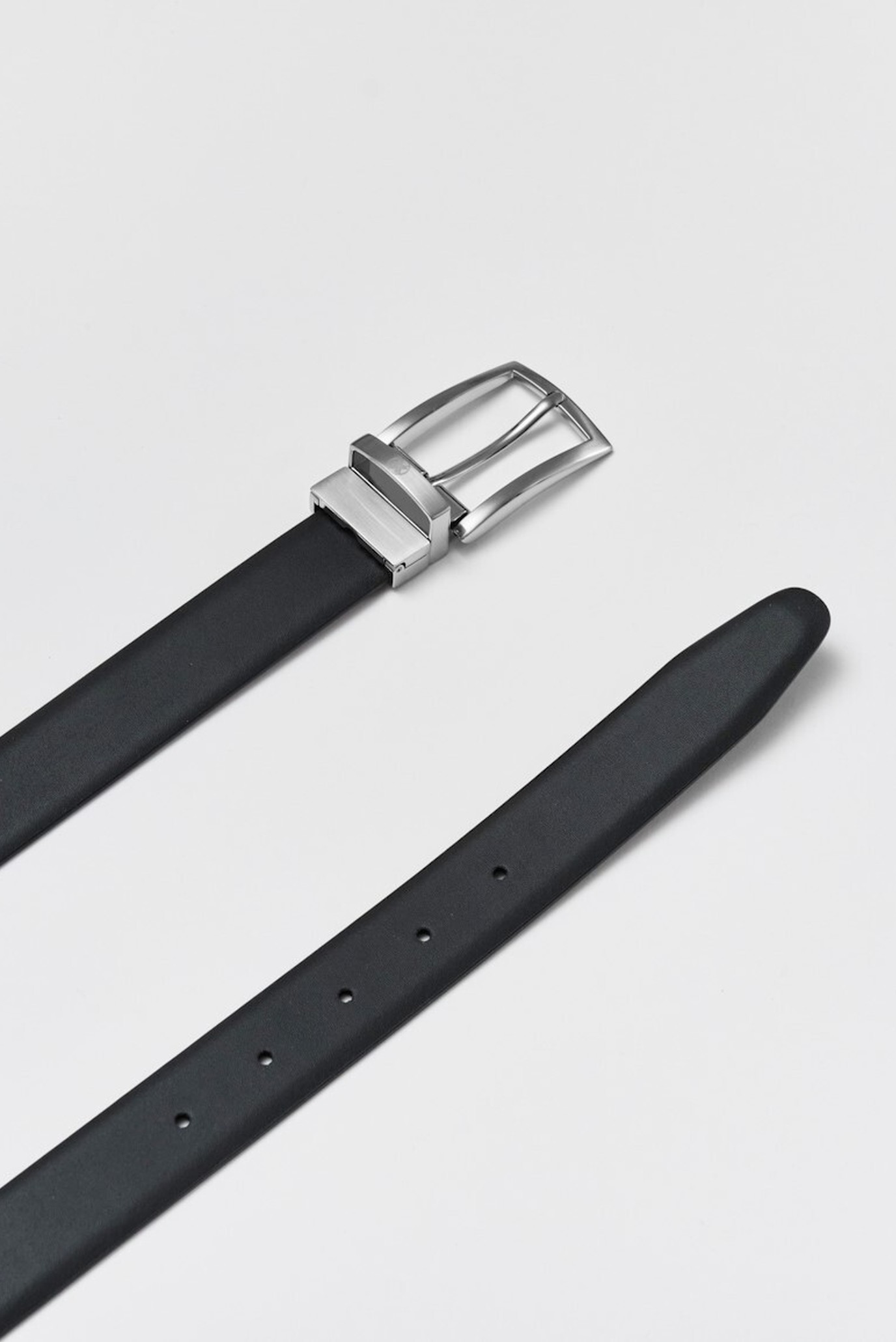 Мужской коричнево-черный ремень 30ММ 3