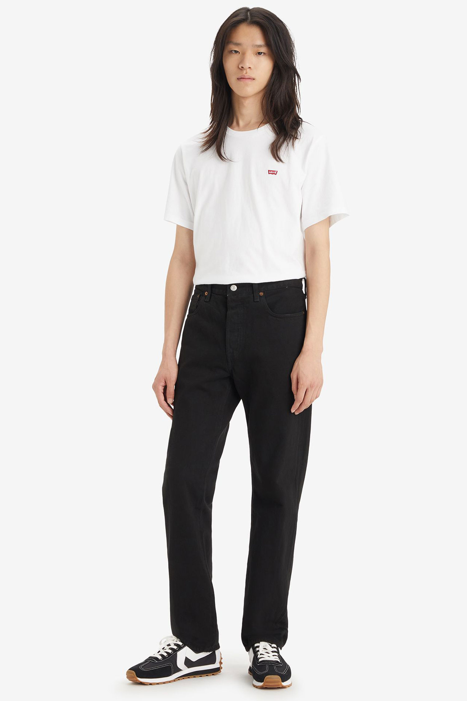 Мужские черные джинсы 501® Straight 6