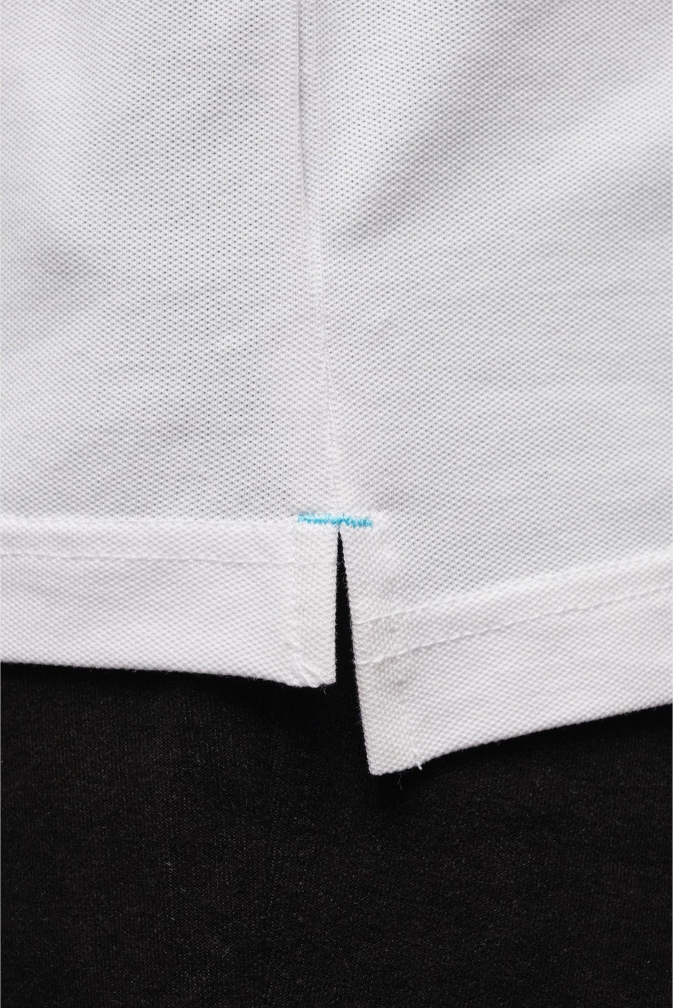 Мужское белое поло 4