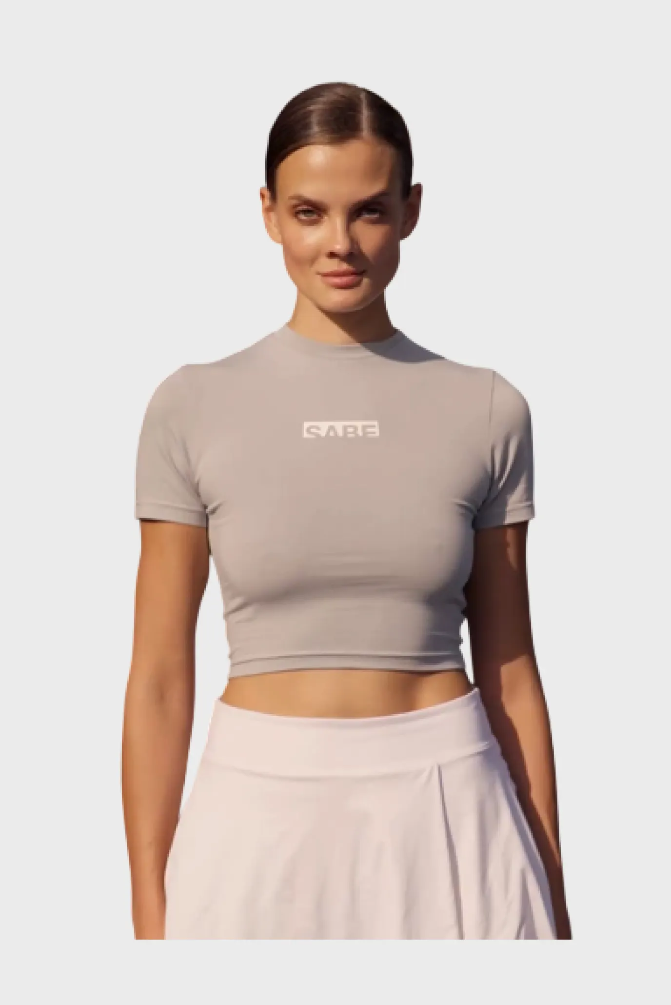 Футболка Sabe Logo T-Shirt Slim Grey 1