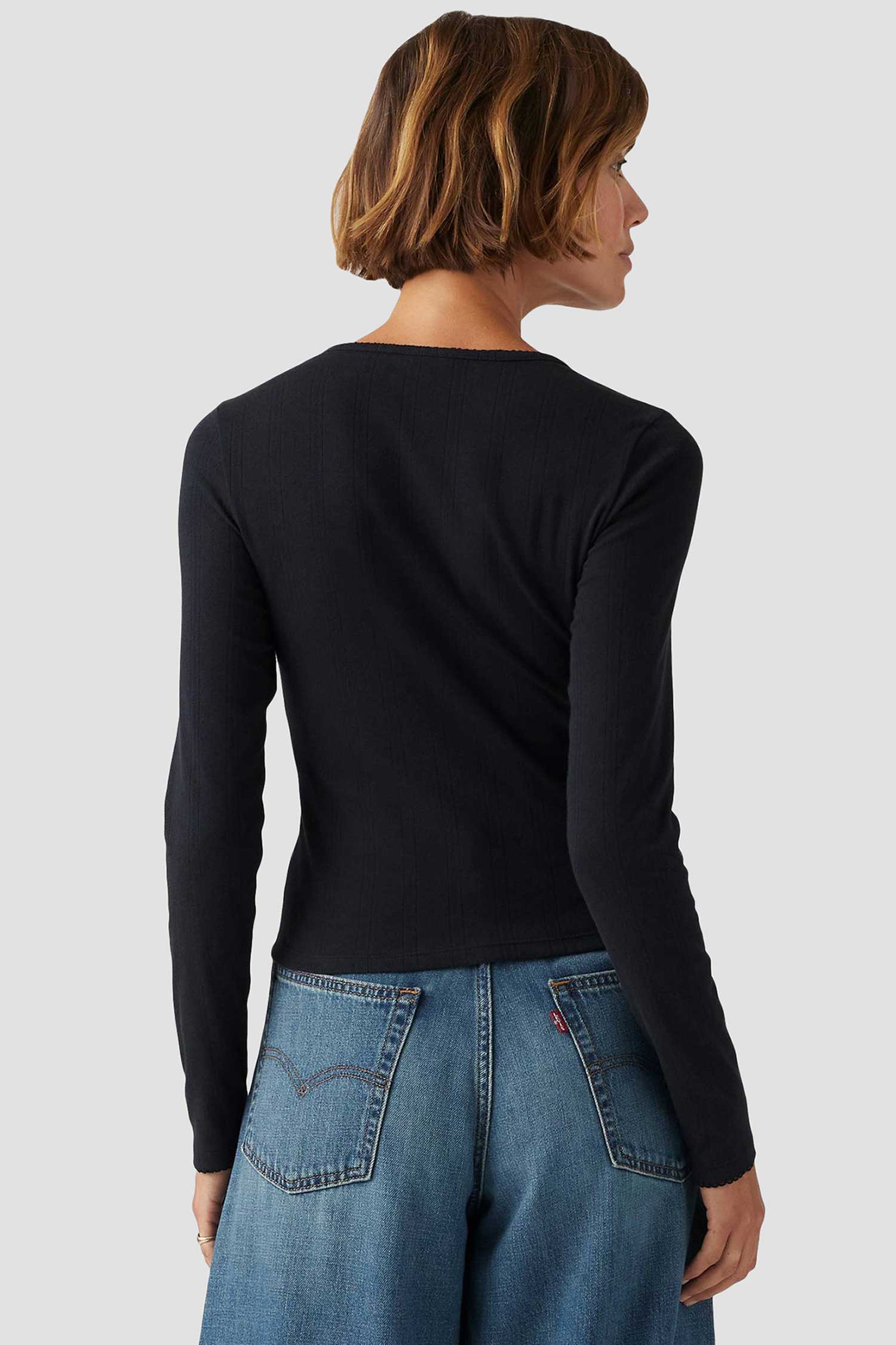 Женский черный кардиган 3