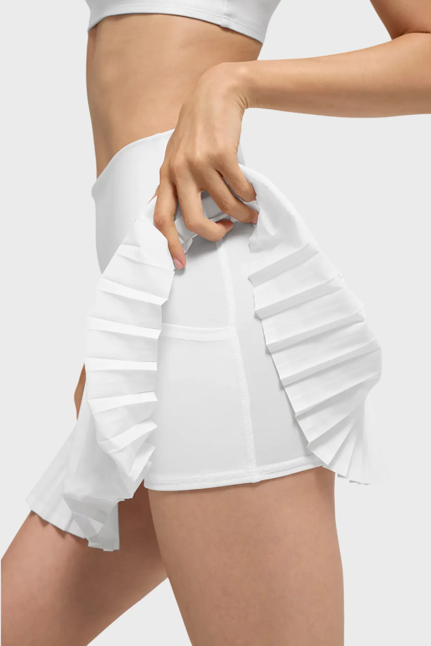 Alo Yoga Grand Slam Tennis Skirt White 3