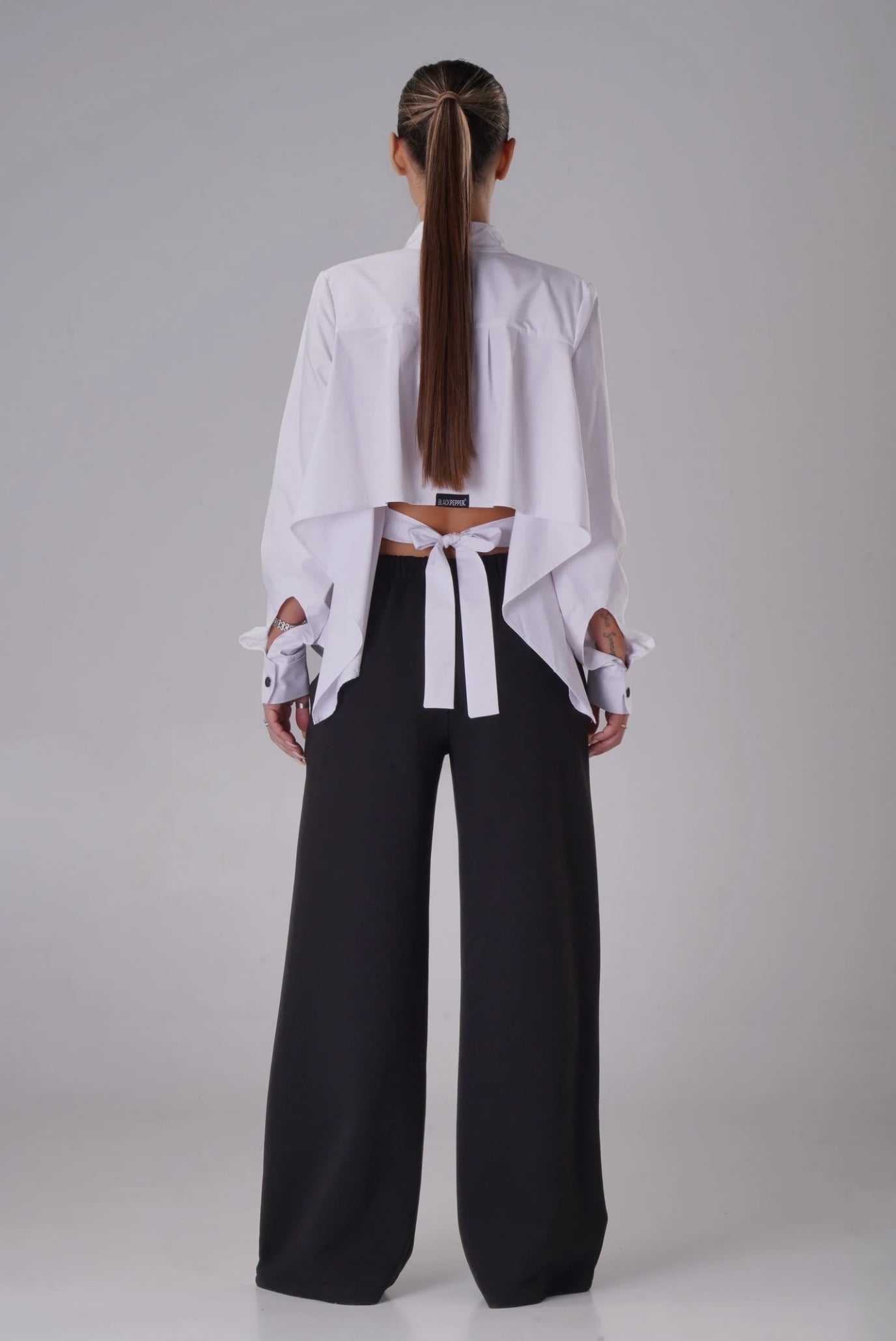 Женская белая рубашка 6