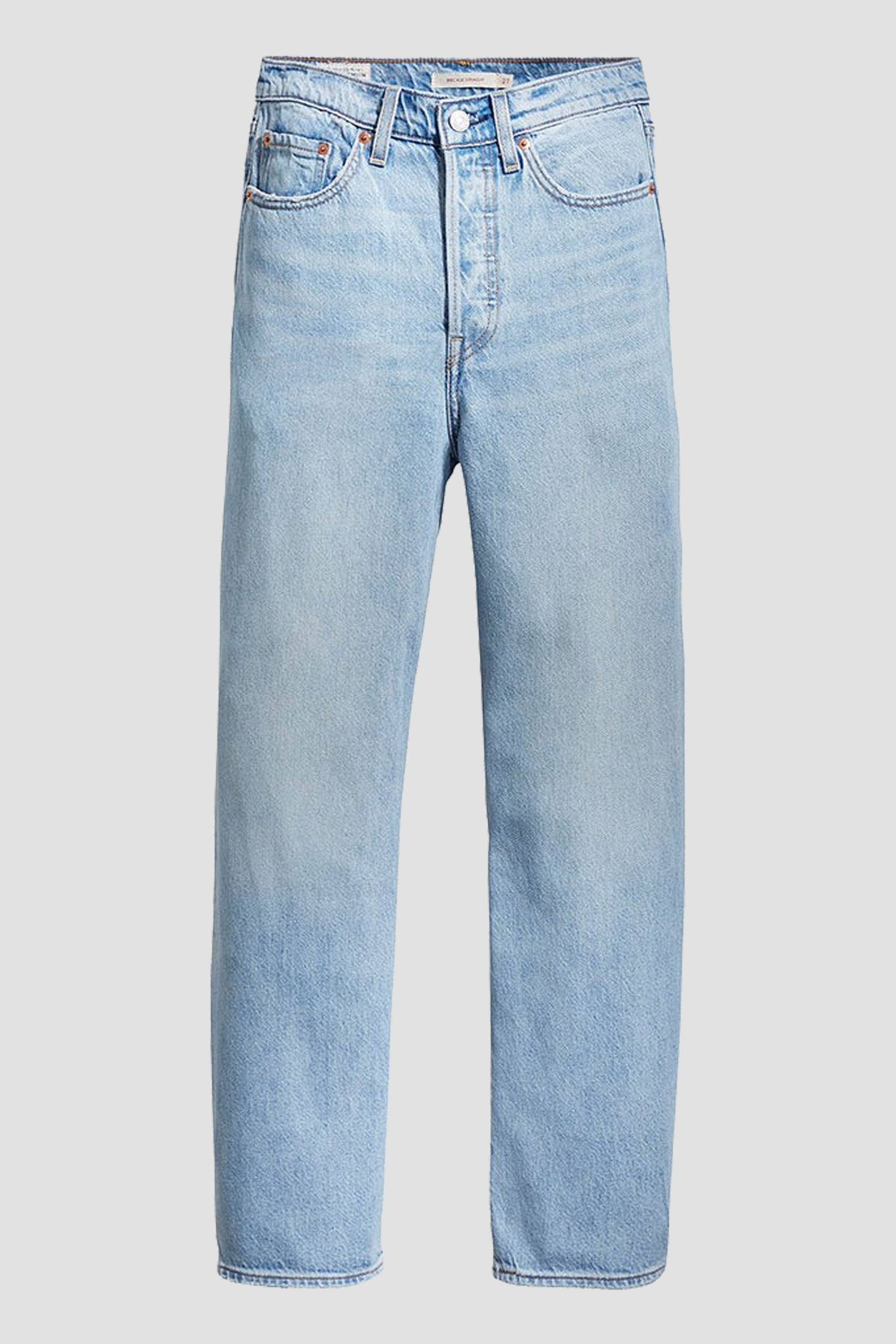 Женские голубые джинсы Ribcage Straight Ankle 2