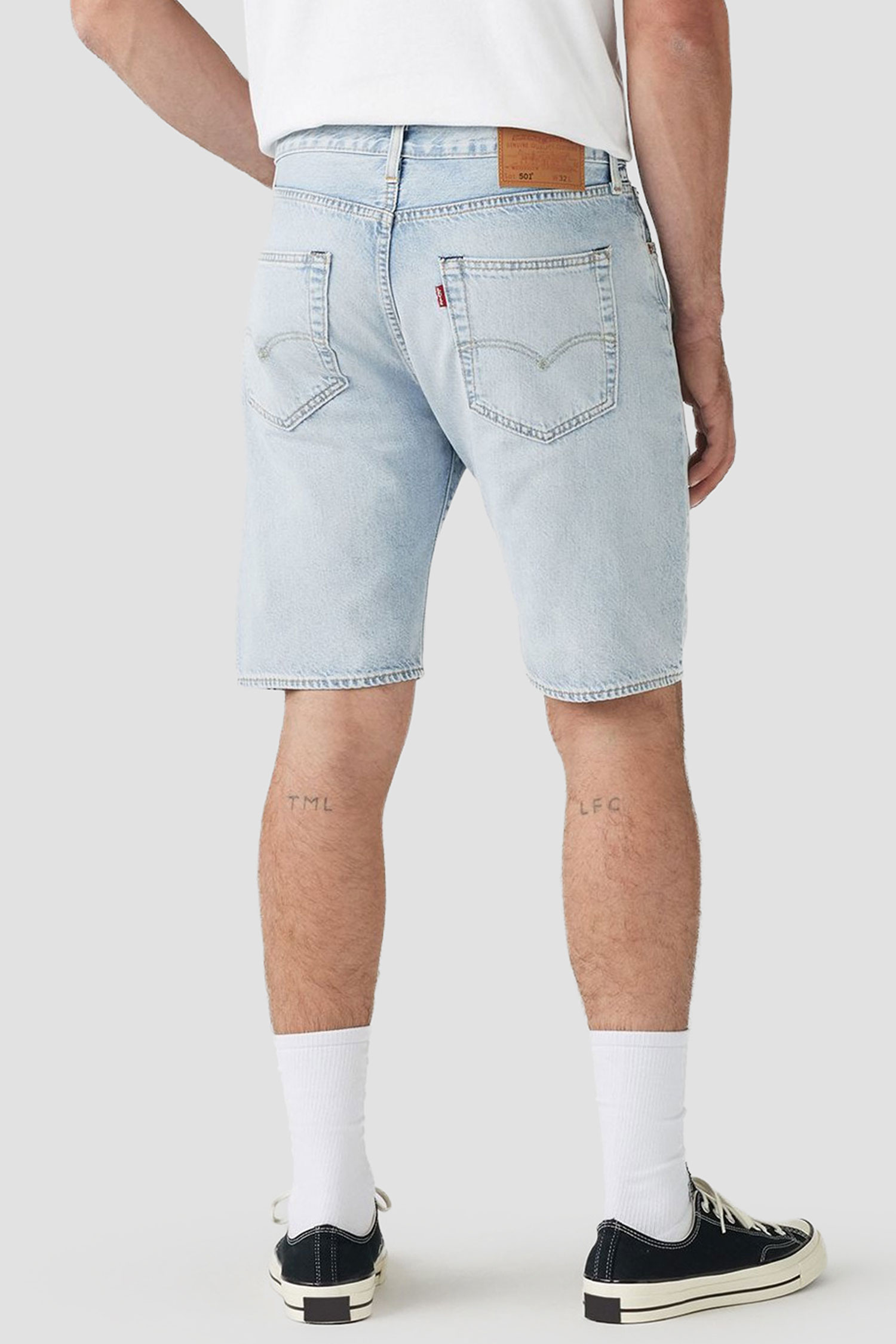 Мужские голубые шорты 3